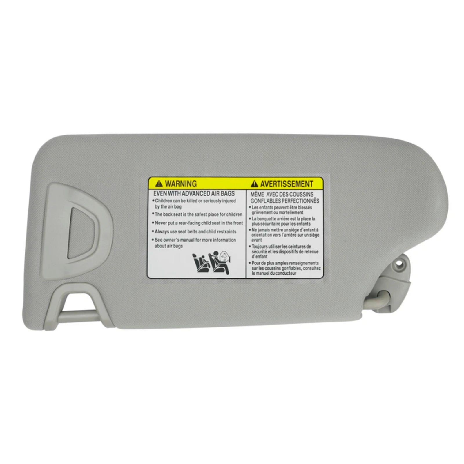 Visera solar lateral izquierda gris Nissan Altima 2013-2018 964013TA2A