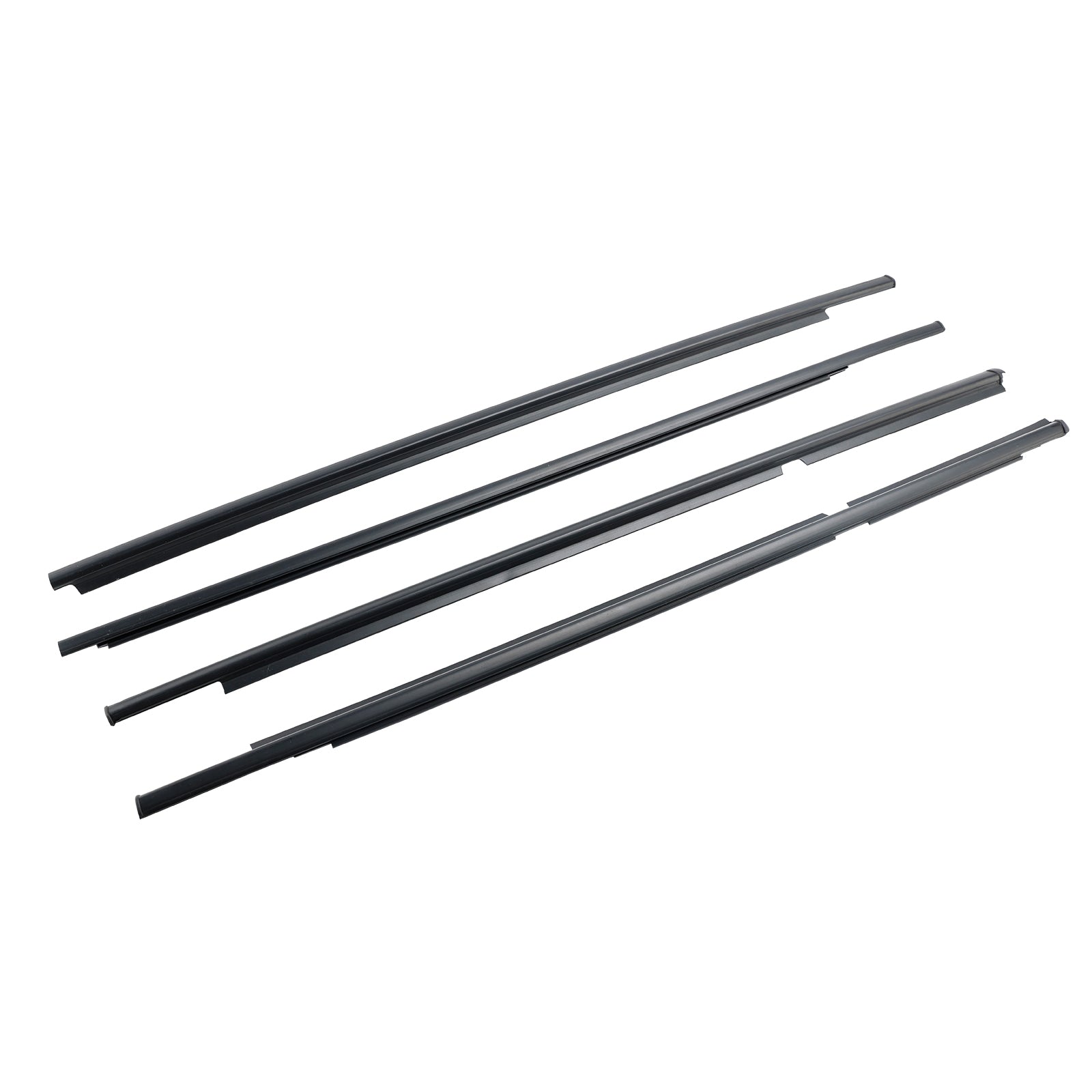 2005-2010 TOYOTA VITZ 4PCS PORTA EXTERIDO VIDRO MOLFULAÇÃO DE WEATHERTRIP 68160-52110