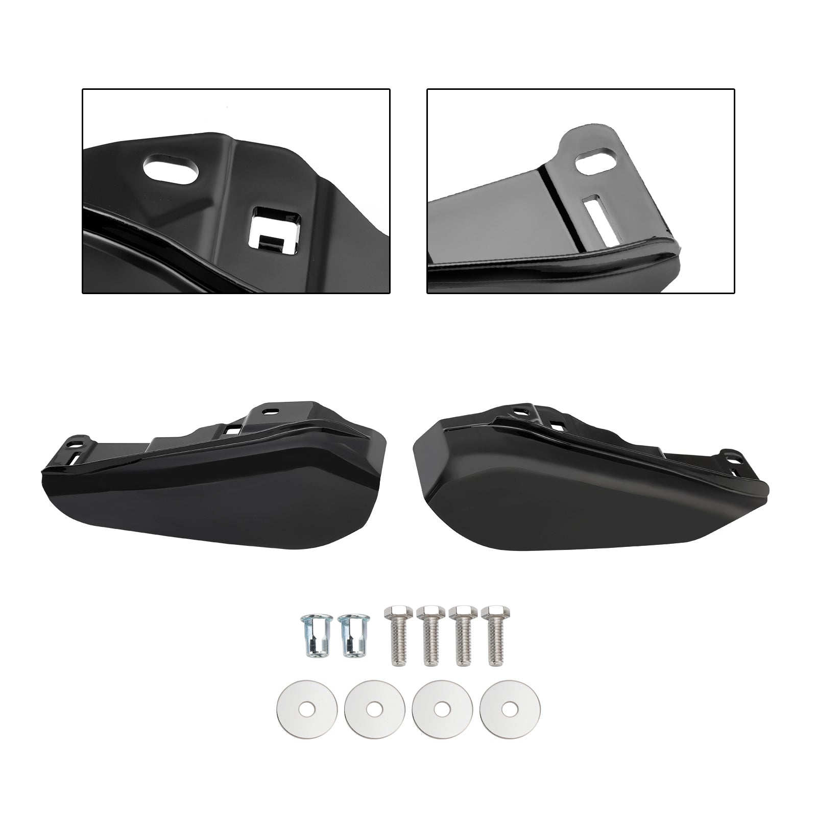 2023-2024 Touring CVO Street Glide Road Glide Defletor de calor de ar no meio da estrutura