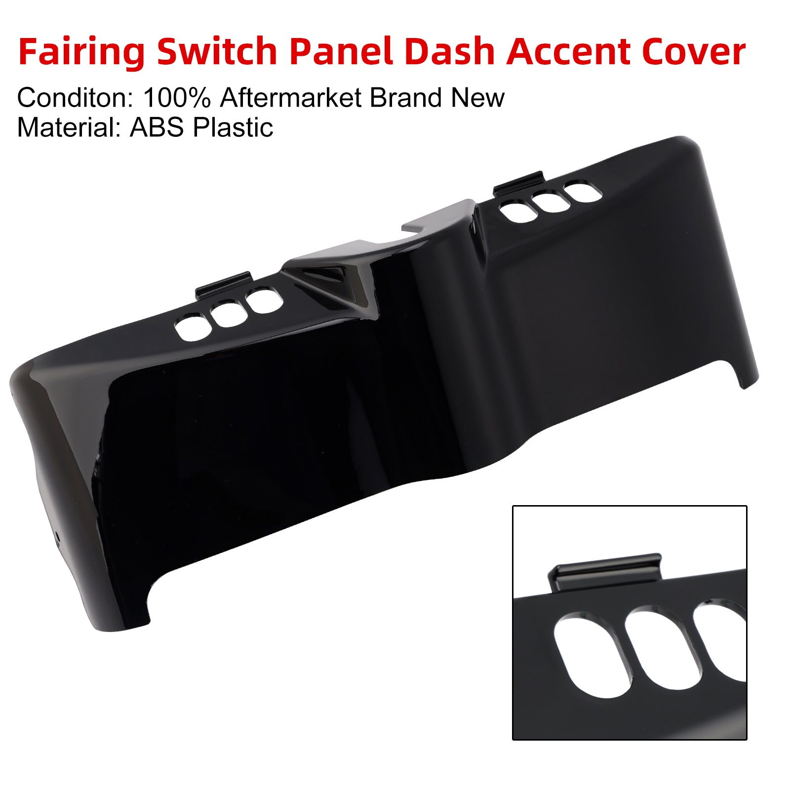 Fairing Switch Panel Dash Accent Cover For Touring Electra Street 2014-2024