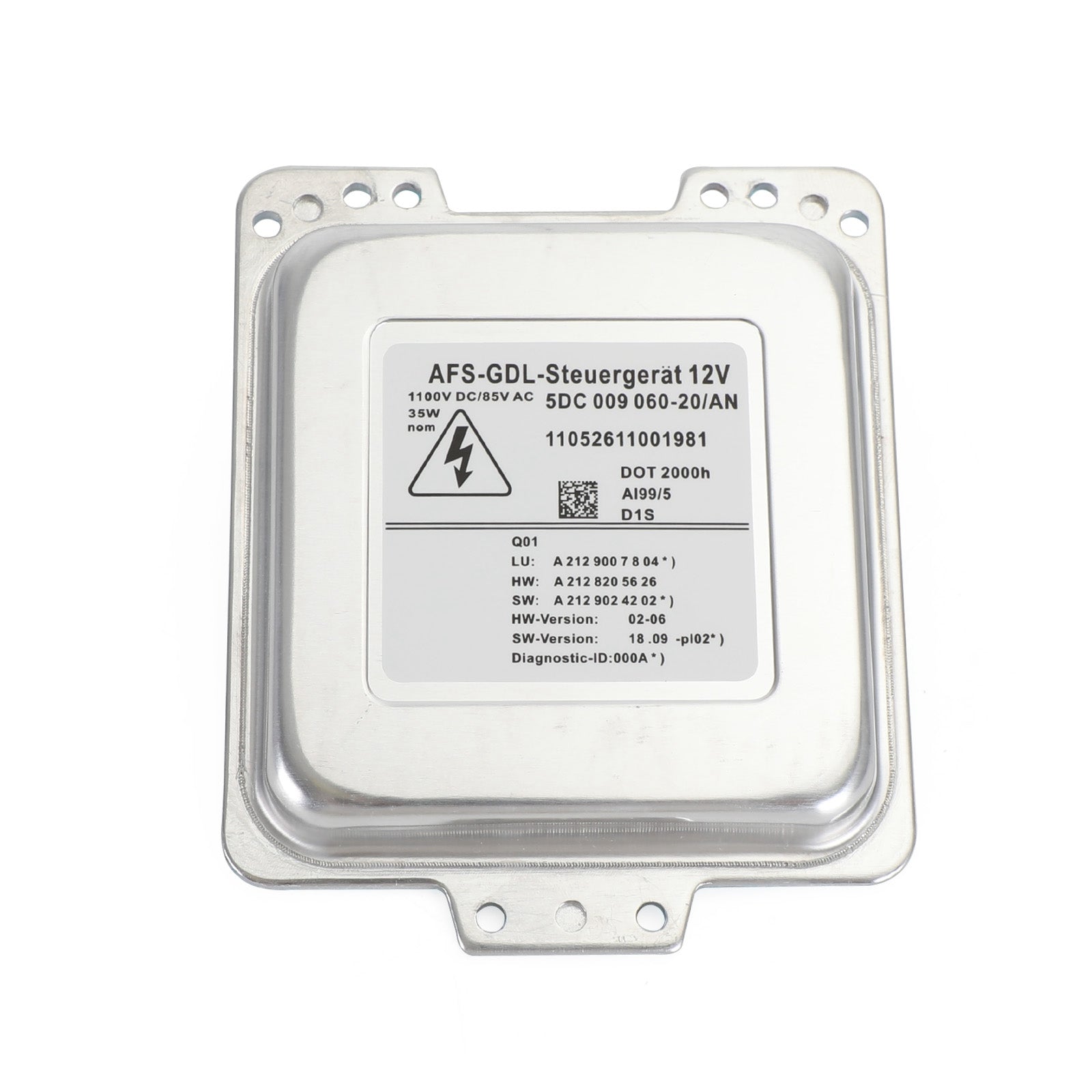 2010-2013 Mercedes Benz E Class A207 Cabriolet D1S HID-strålkastare Ballast A2129007804