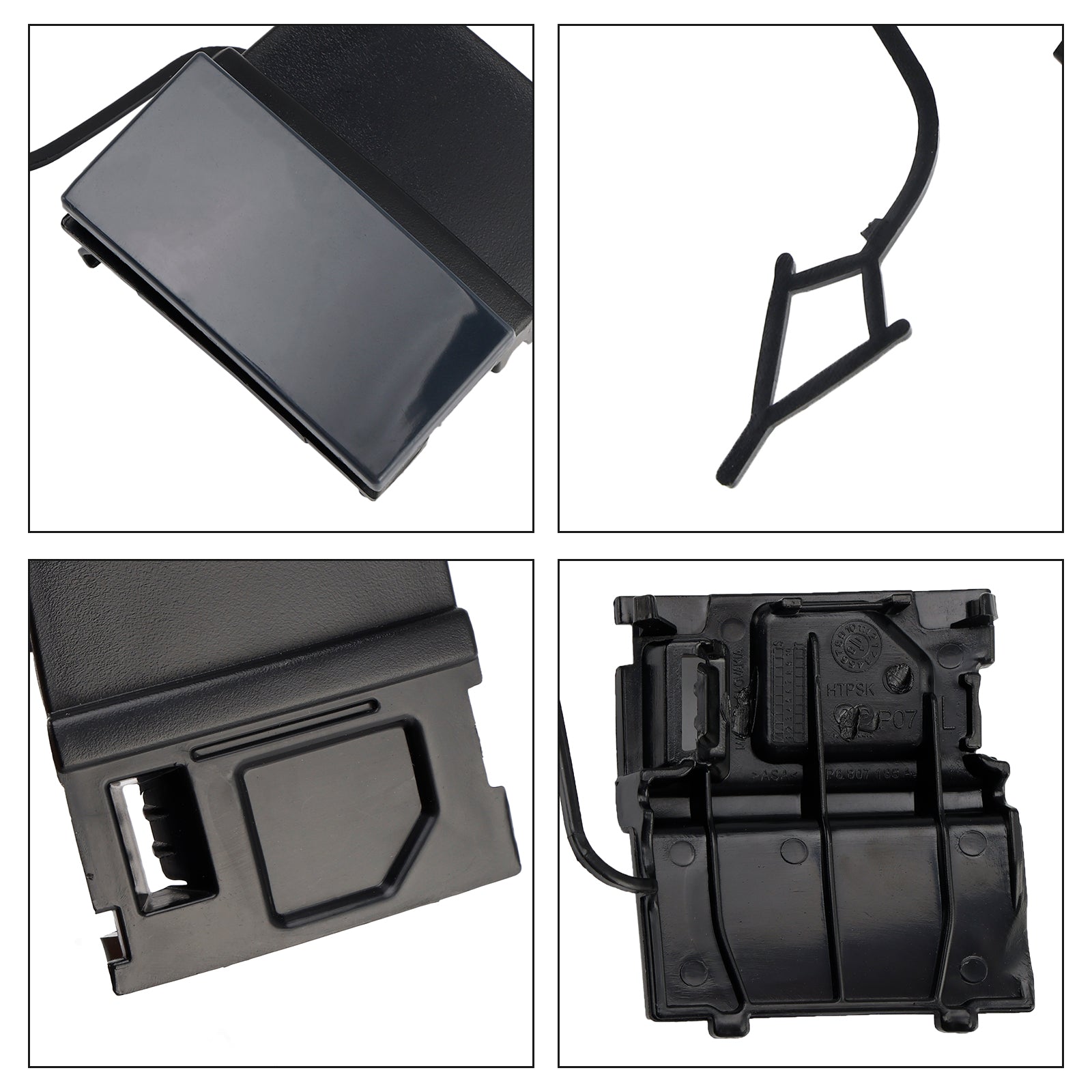 Car Front Left Bumper Tow Hook Eye Cover Cap 7P6807185A For VW Touarge 14-18