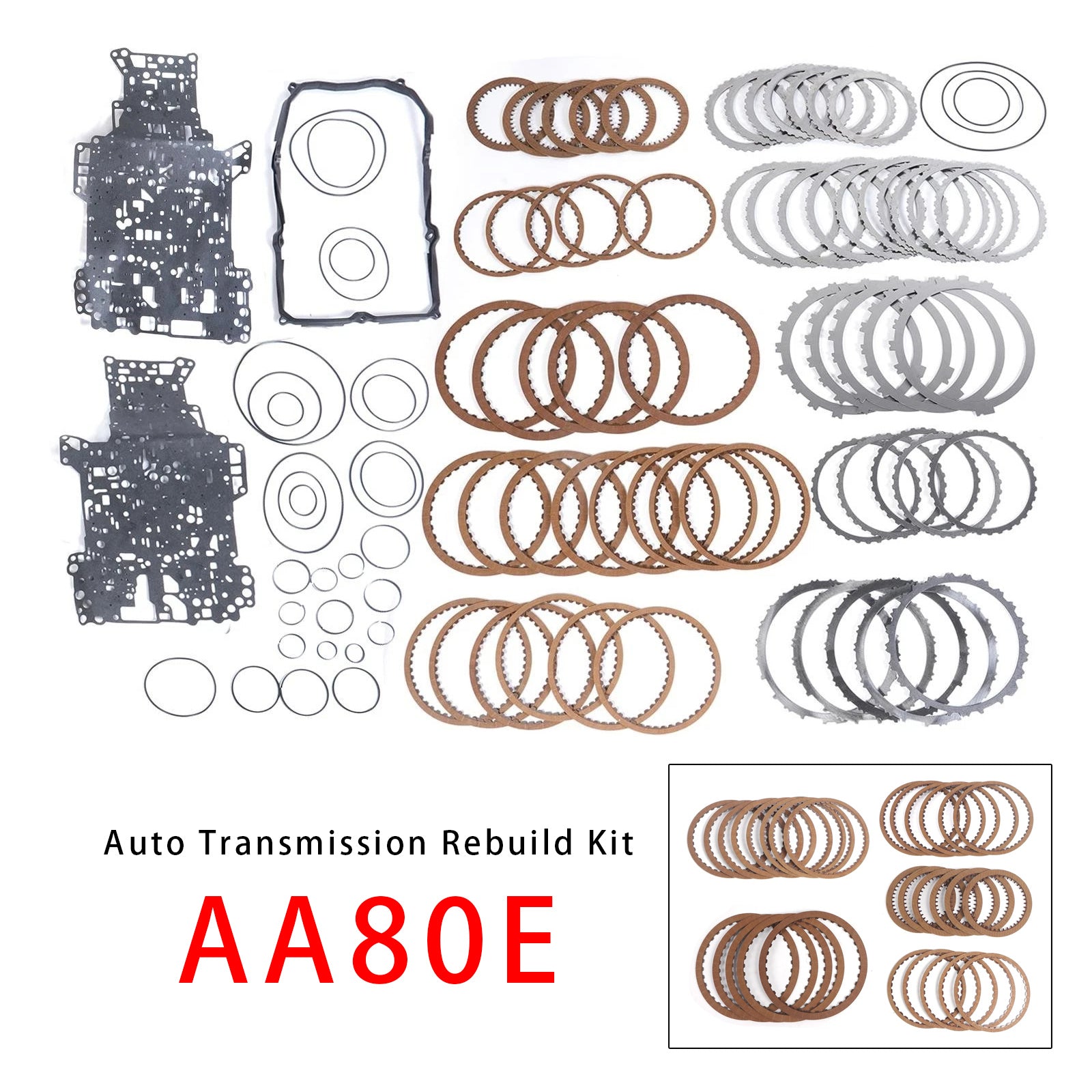 Auto Transmission Overhaul Master Rebuild Kit AA80E For Toyota GS460 LS460 4.6L B208820A