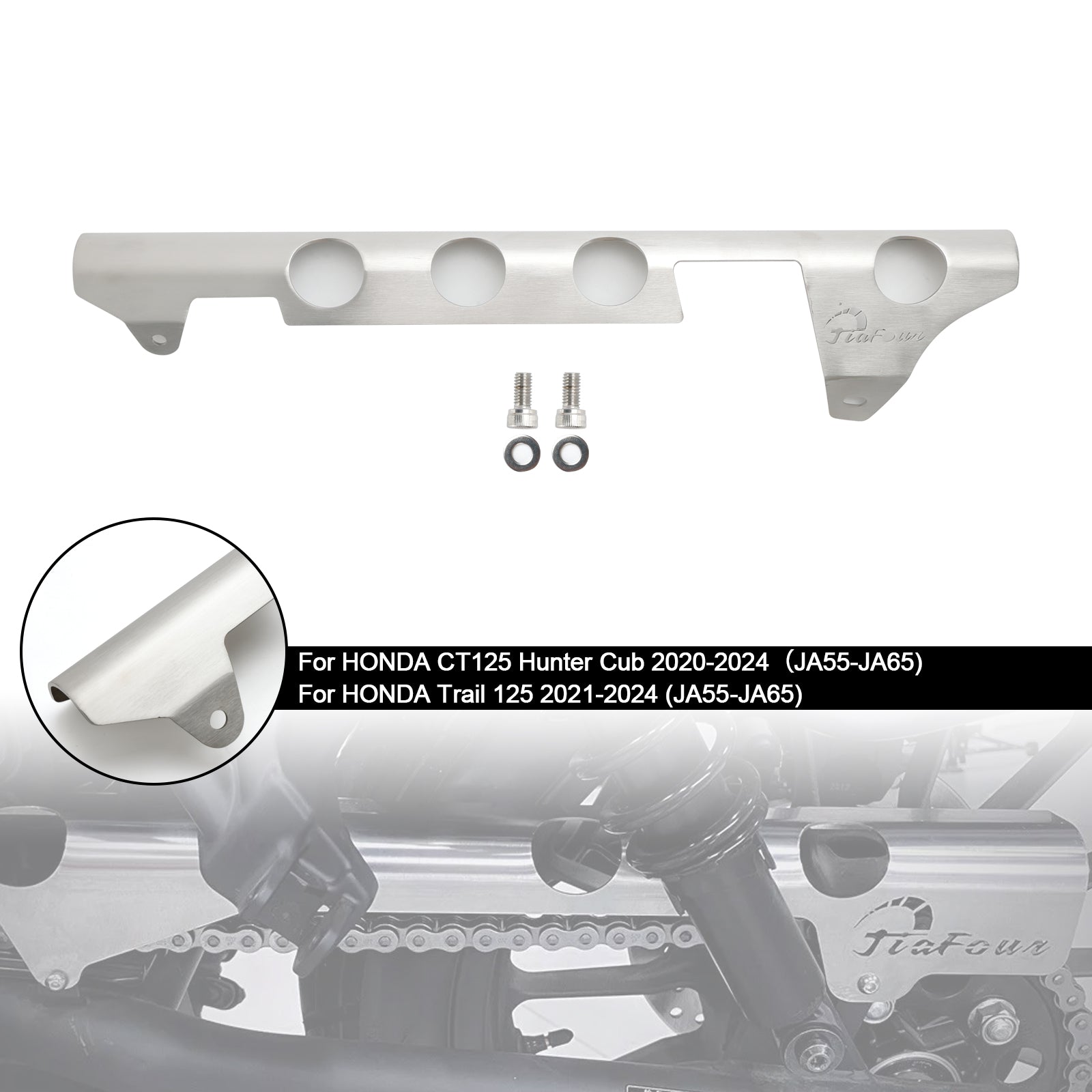 Kryt strážcu reťazca pre Honda CT125 Trail 125 JA55 JA65 2020-2024