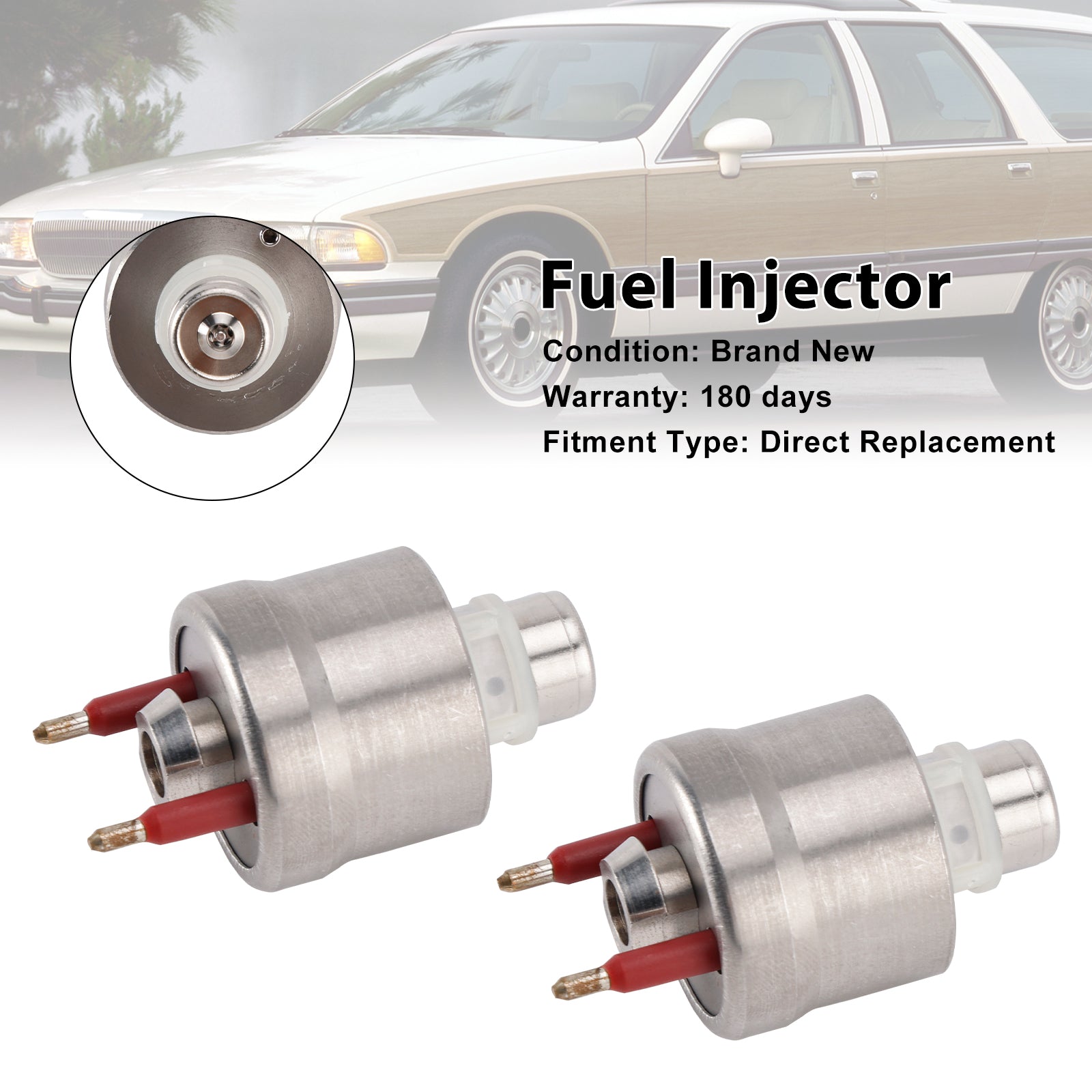 2pcs injecteur de carburant 17111864 Fit Chevrolet Tahoe Fit GMC Yukon Fit Buick V8 5.7L