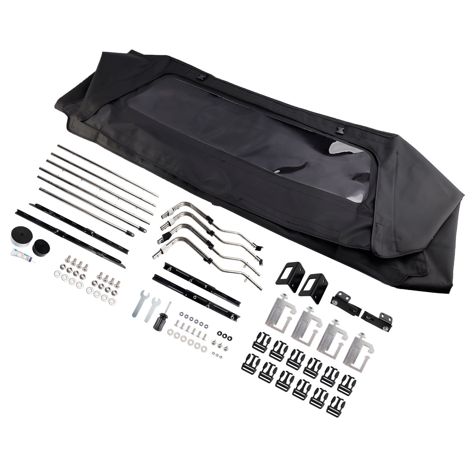 Toyota Tacoma 4-deurs uit 2005-2015 6" Zachte vrachtwagentopper