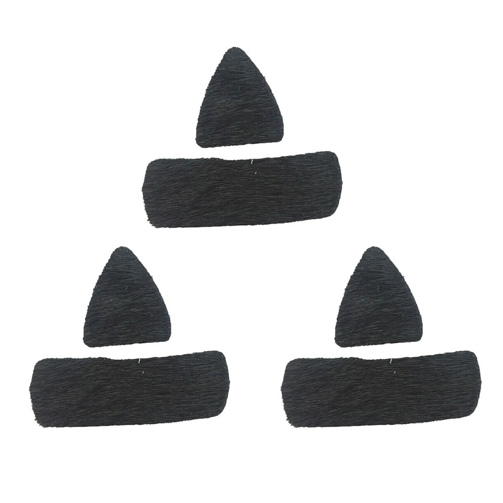 3 Pair Archery Fur Arrow Rest Leather Traditional Recurve Bow Longbow Hunting