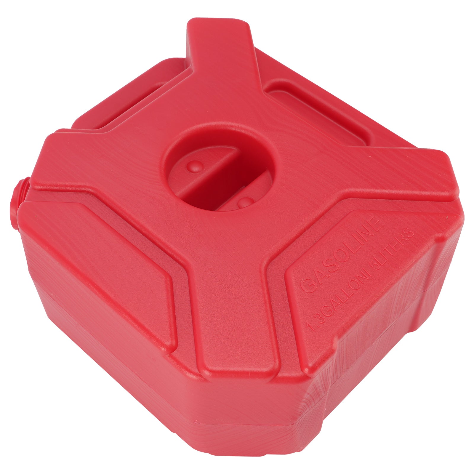 5L Red Plastic Jerry Can Spare Petrol Oil Fuel Tank for Motorcycle ATV UTV