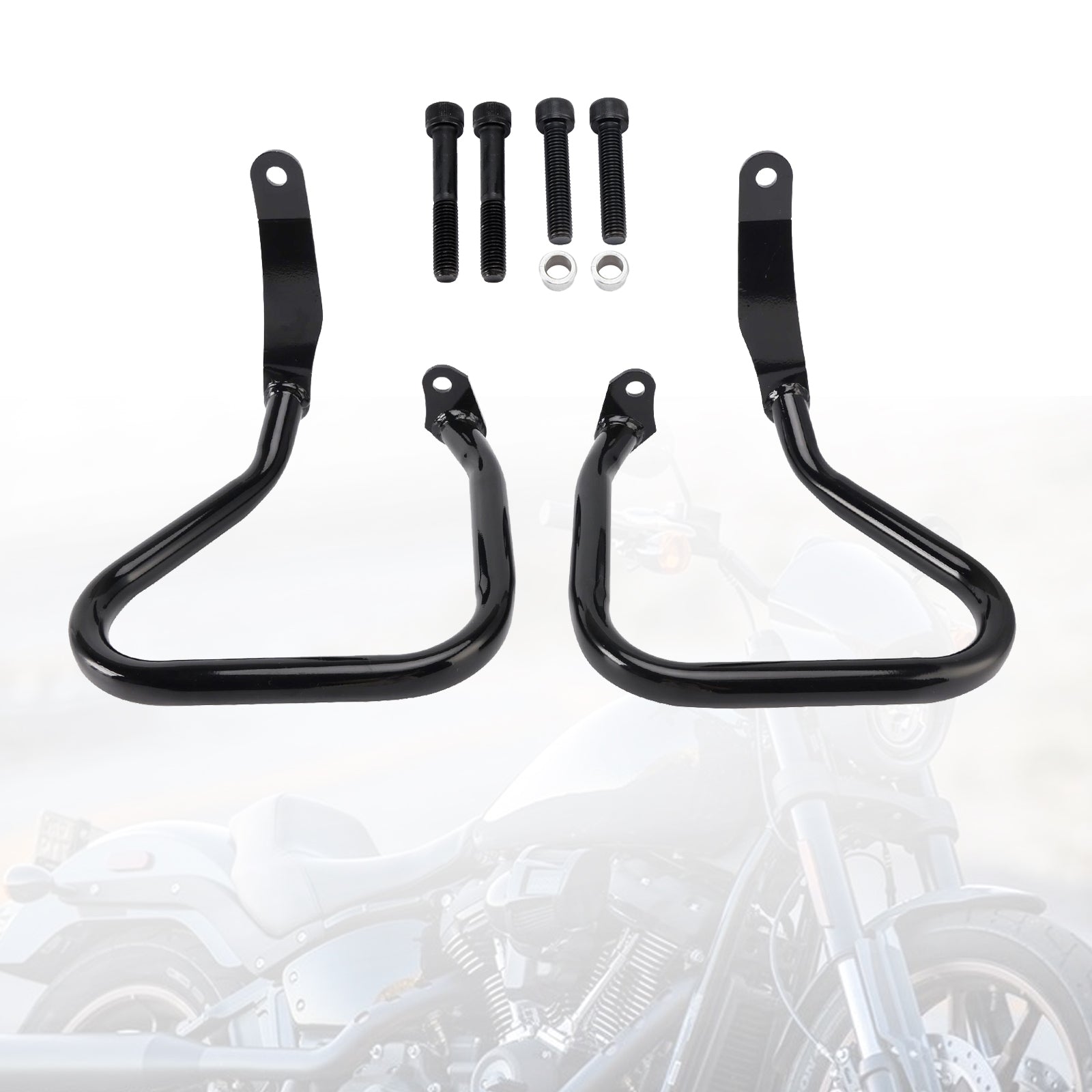 2022-2024 Low Rider Fxlrst motorbeschermframe anti-crash bumperbeschermer zwart