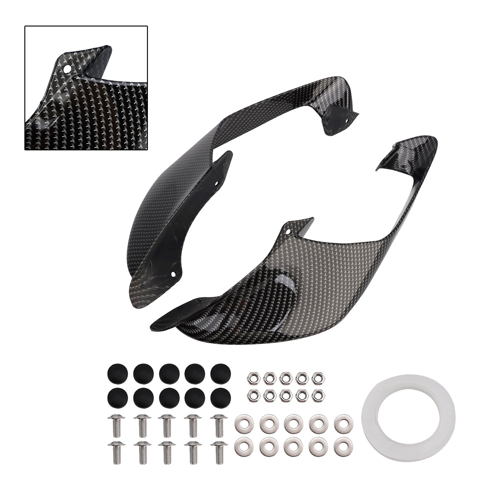 2021-2024 Yamaha YZF R1 R1M ailes latérales avant ailes becquet carénage