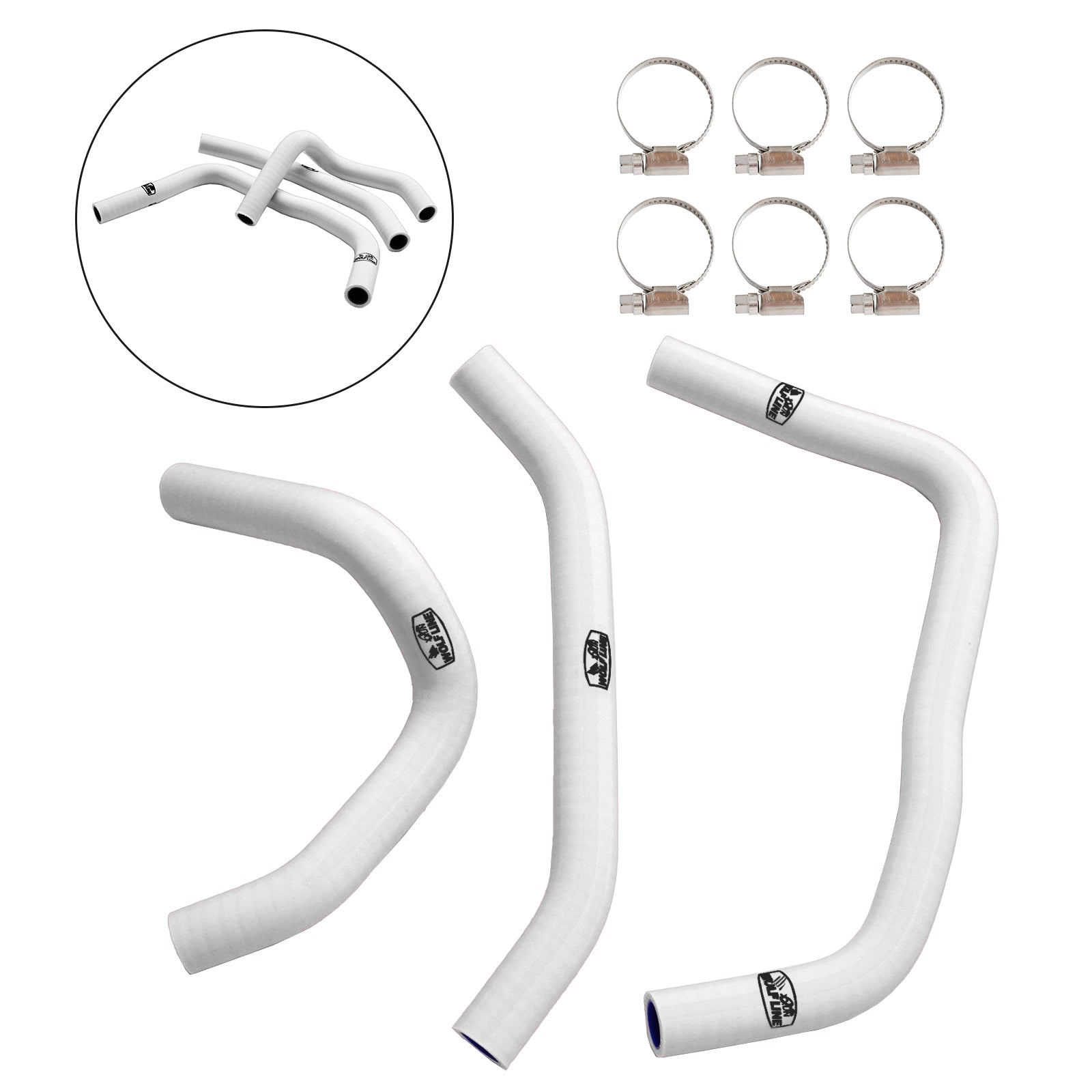 Silikon Radiatorkylvätskespaket för Kawasaki ZX4R ZX-4RR 2023-2024