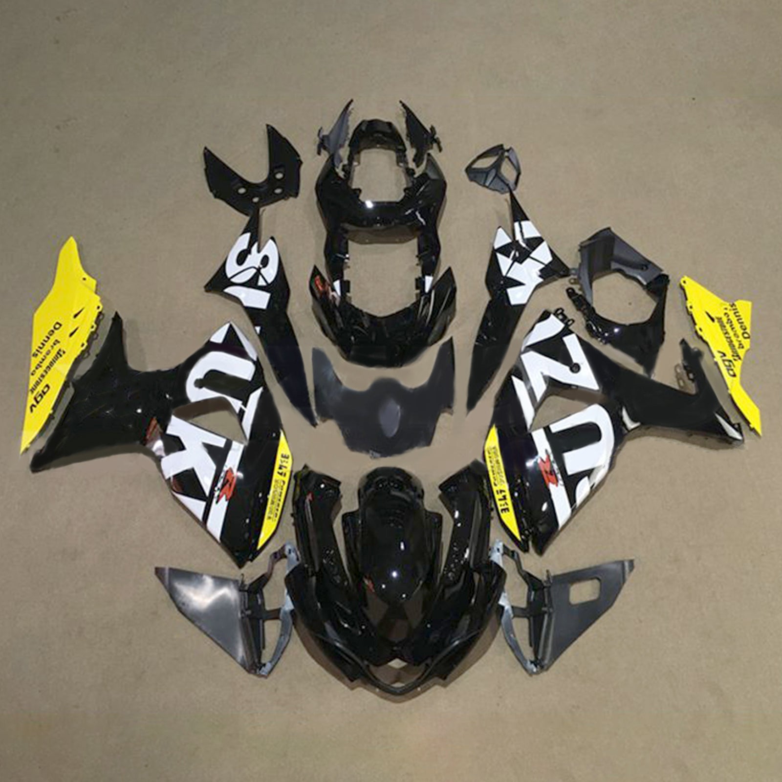 2009-2016 Suzuki gsxr1000 k9 kit de carénage kit de carrosserie en plastique