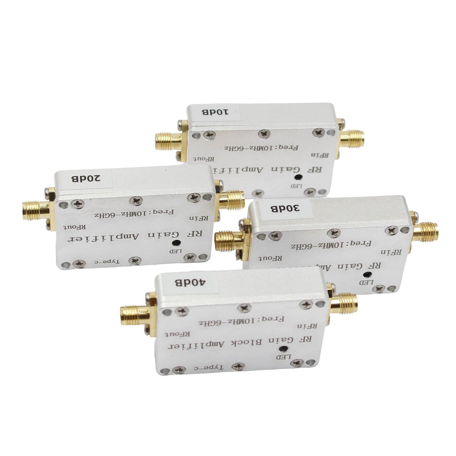 Amplificateur RF 10m-6GHz 10 dB 20db 30 dB 40 dB High gain Driver Receiving Amplificateur
