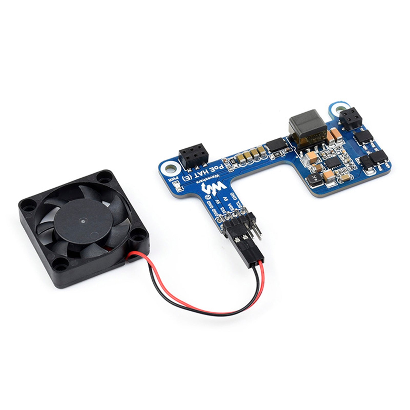 Raspberry Pi 4B/3B+ Ethernet-voeding Uitbreidingskaart Poe-voeding