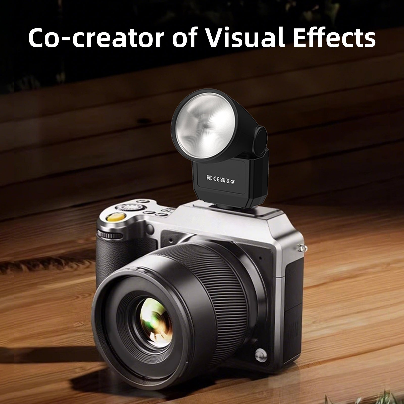 F02 Mini-flitslicht Micro Enkele camera Flitsschoen Draagbare fotografie Invullicht