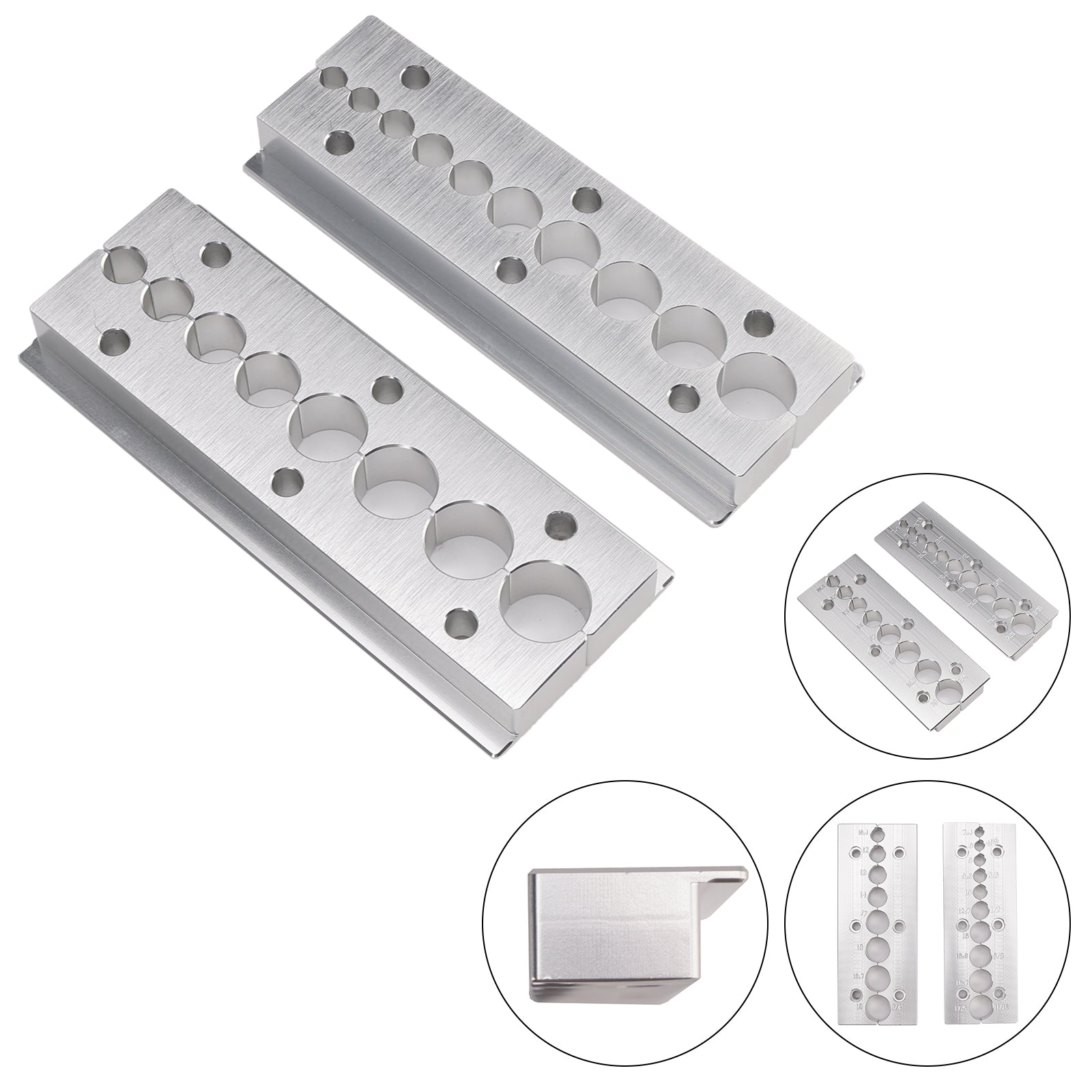 Kit de abrazadera de eje para reconstrucción de eje de tornillo de banco/soporte de varilla, 18 tamaños, 7,4mm-19mm para fox