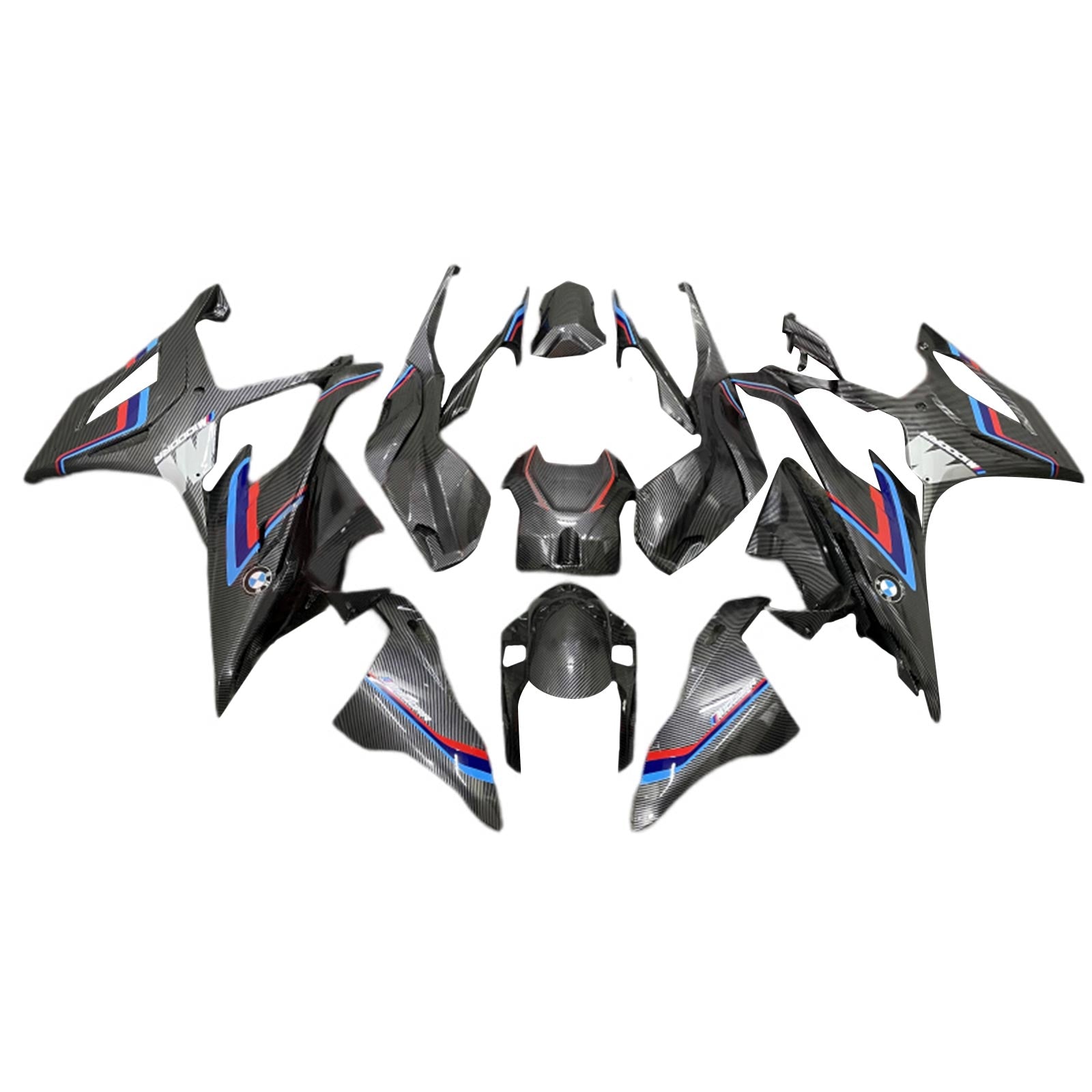 2019-2022 BMW M1000RR S1000RR Kit de carénage carrosserie plastique ABS