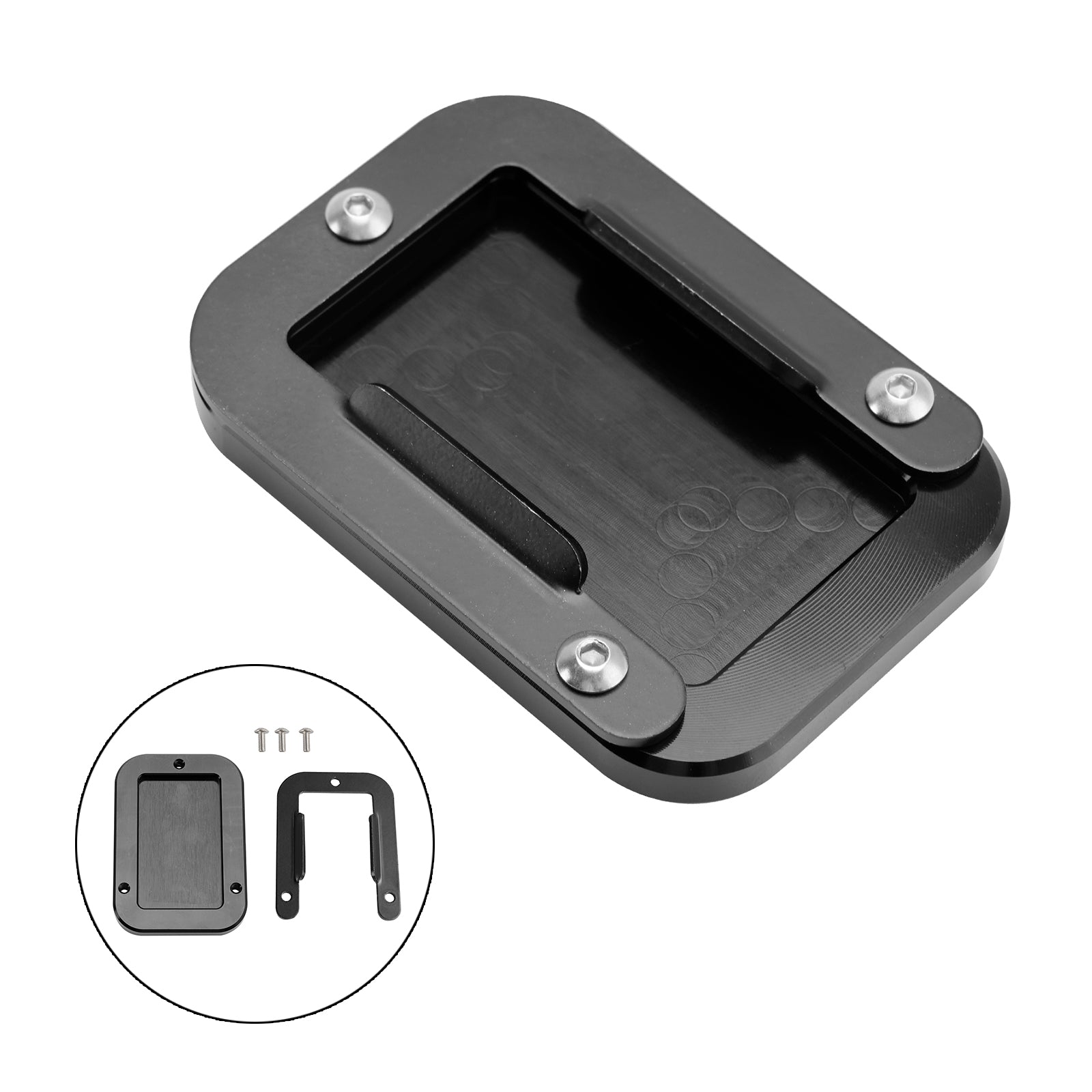 Kickstand Forstørrende platepute Fit for Interceptor 650 2018-2023 GT 650 2019-2023