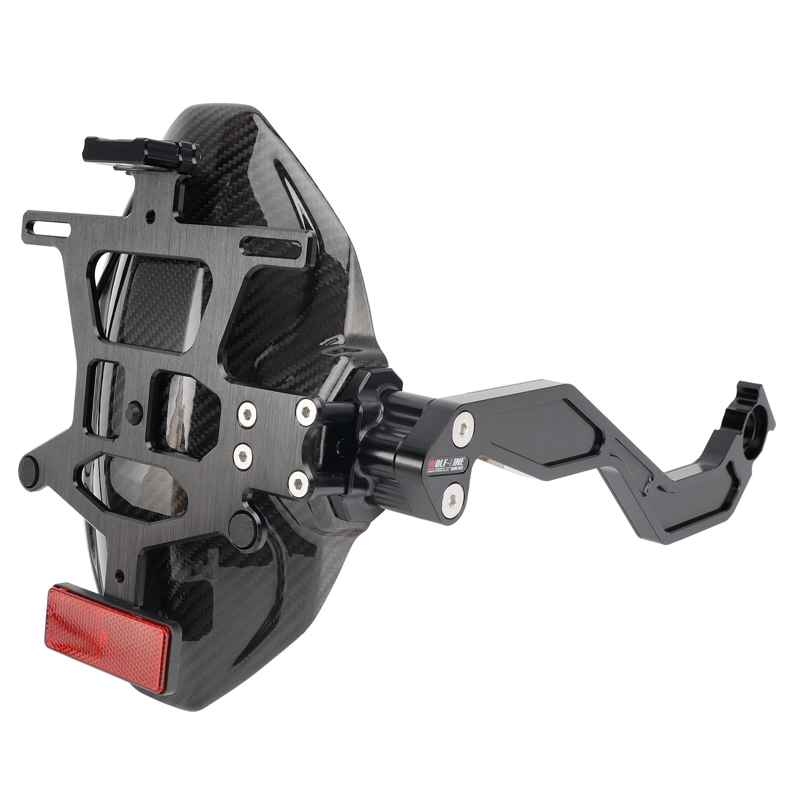 Real carbone fibre arrière arrière du support de garde-boue ajustement pour Honda CBR650R CB650R 2024-2025