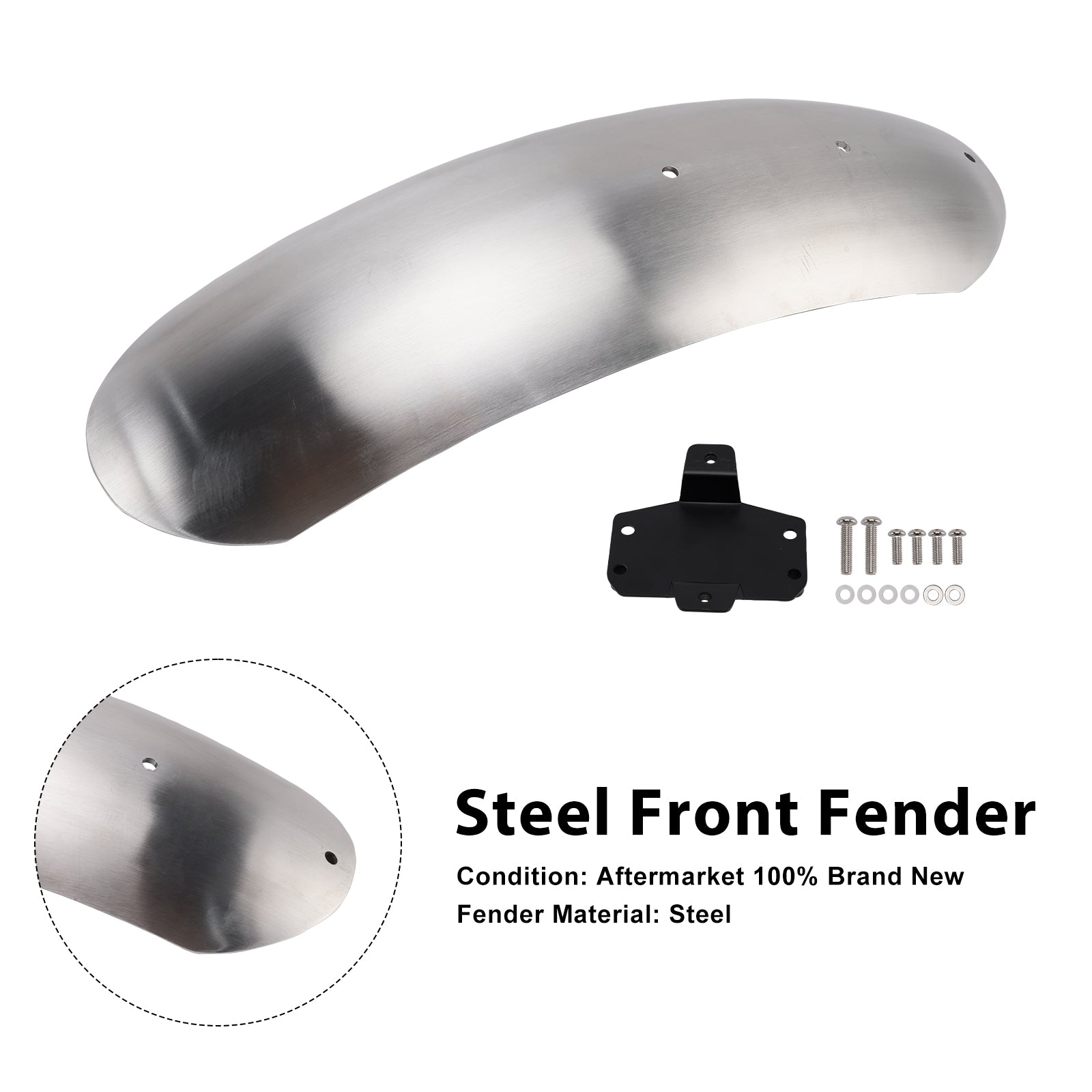 2019-2023 Husqvarna Vitpilen 125 250 401 Svartpilen Steel Front Fender