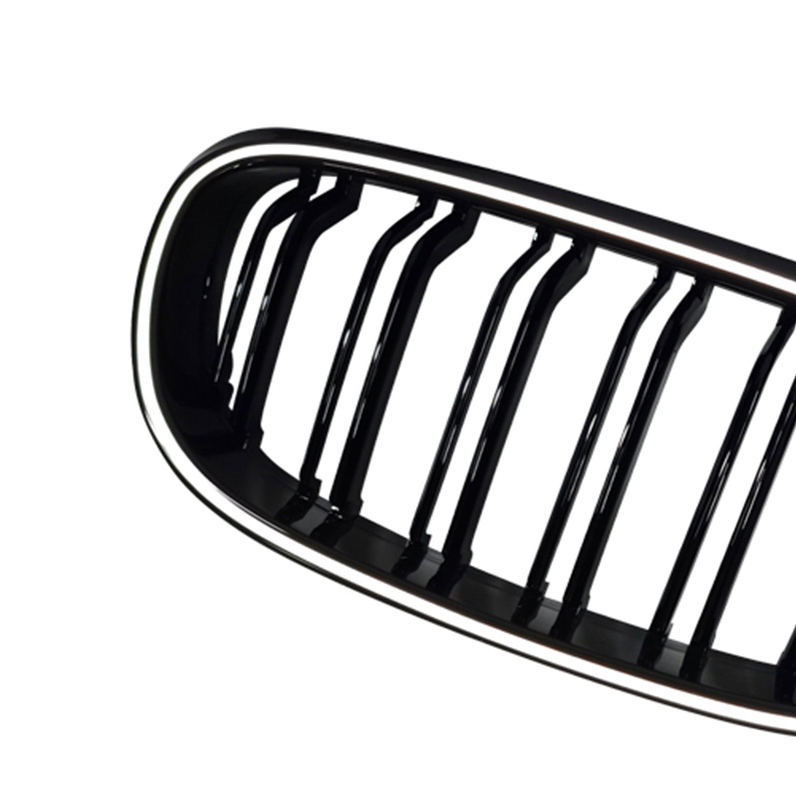 Double Rib Front Kidney Grill Grille Fit BMW 3 Series E90/E91 2009-2011 LCI