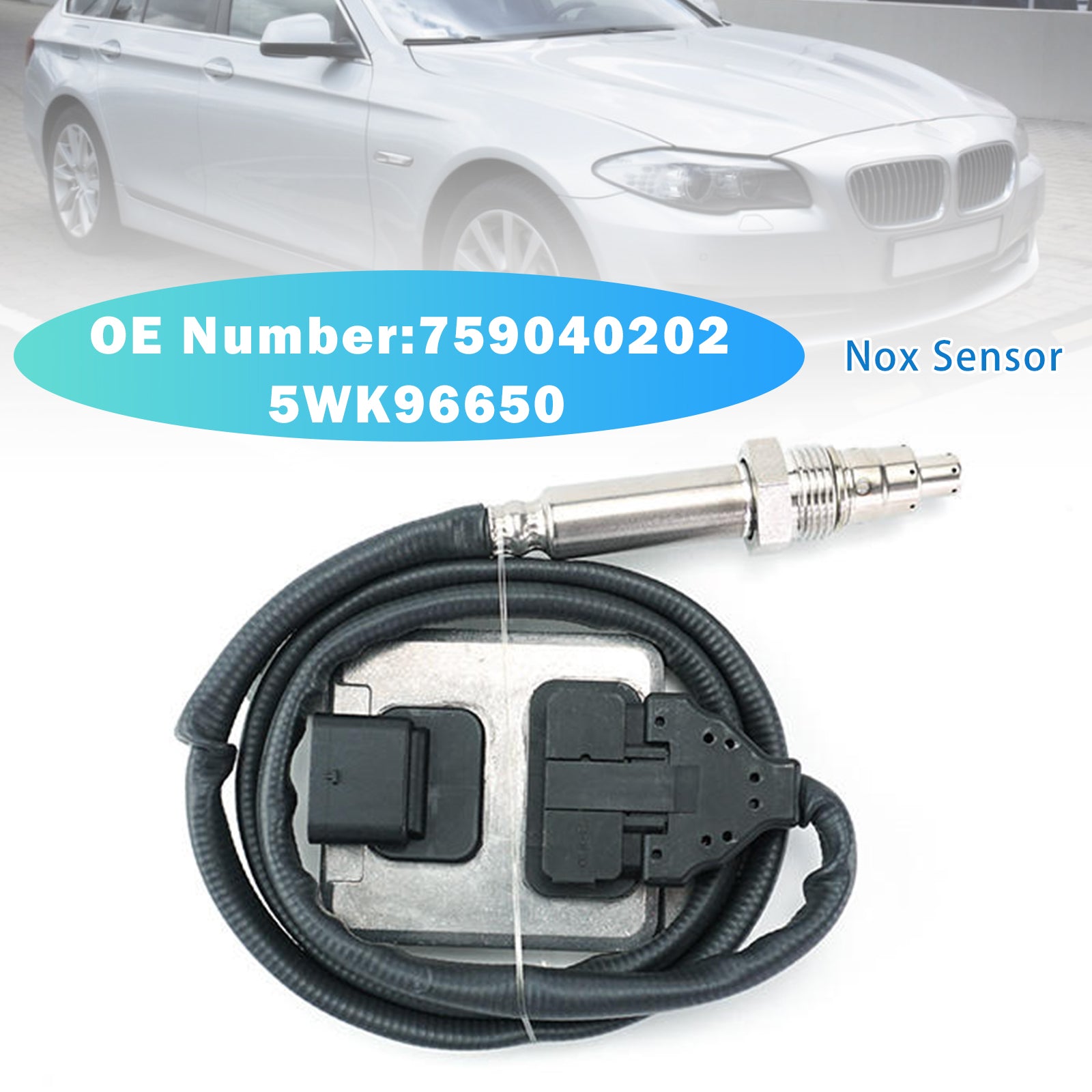 NOx Sensor 759040202 5WK96650 For BMW 5 Touring F10 F11 F18 523i 528i 530i N53