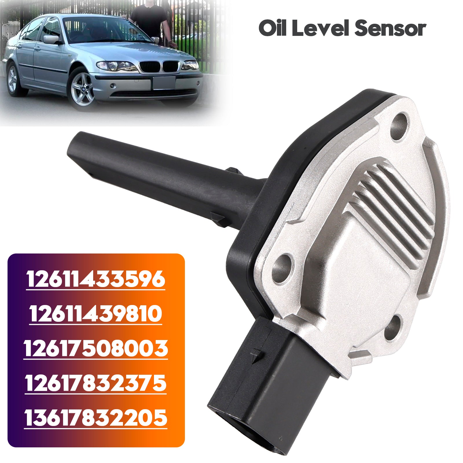 Oil Level Sensor 12611433596 For BMW E87 E46 E90 E39 E60 E38 X3 E83 X5 E53
