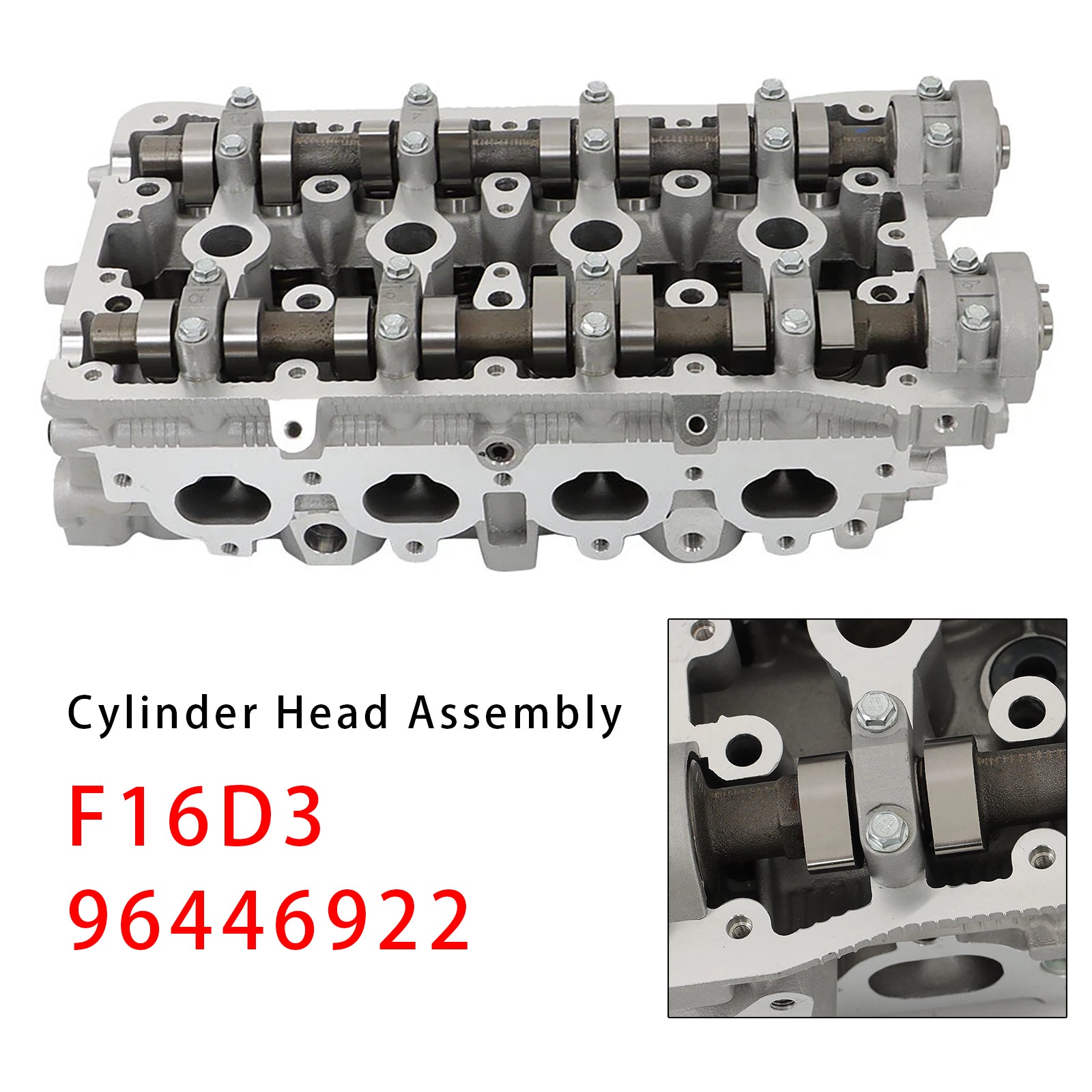 2004-2007 Chevrolet AVEO 1.6L Engine Cylinder Head Assembly F16D3 96446922