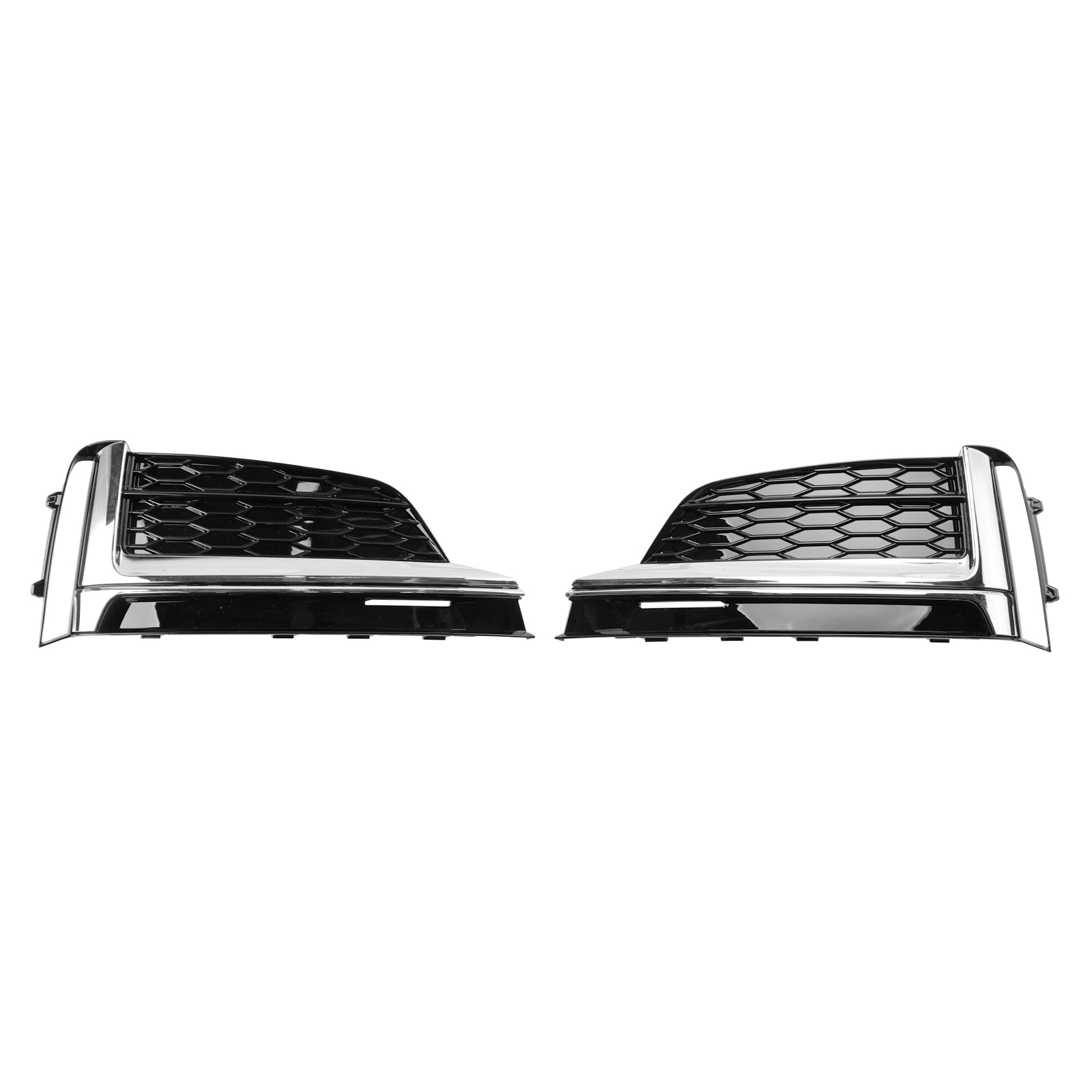 2st Front Bumper Fog Light Grille Cover Trim Fit Audi S5 A5 S-Line 2018-2019
