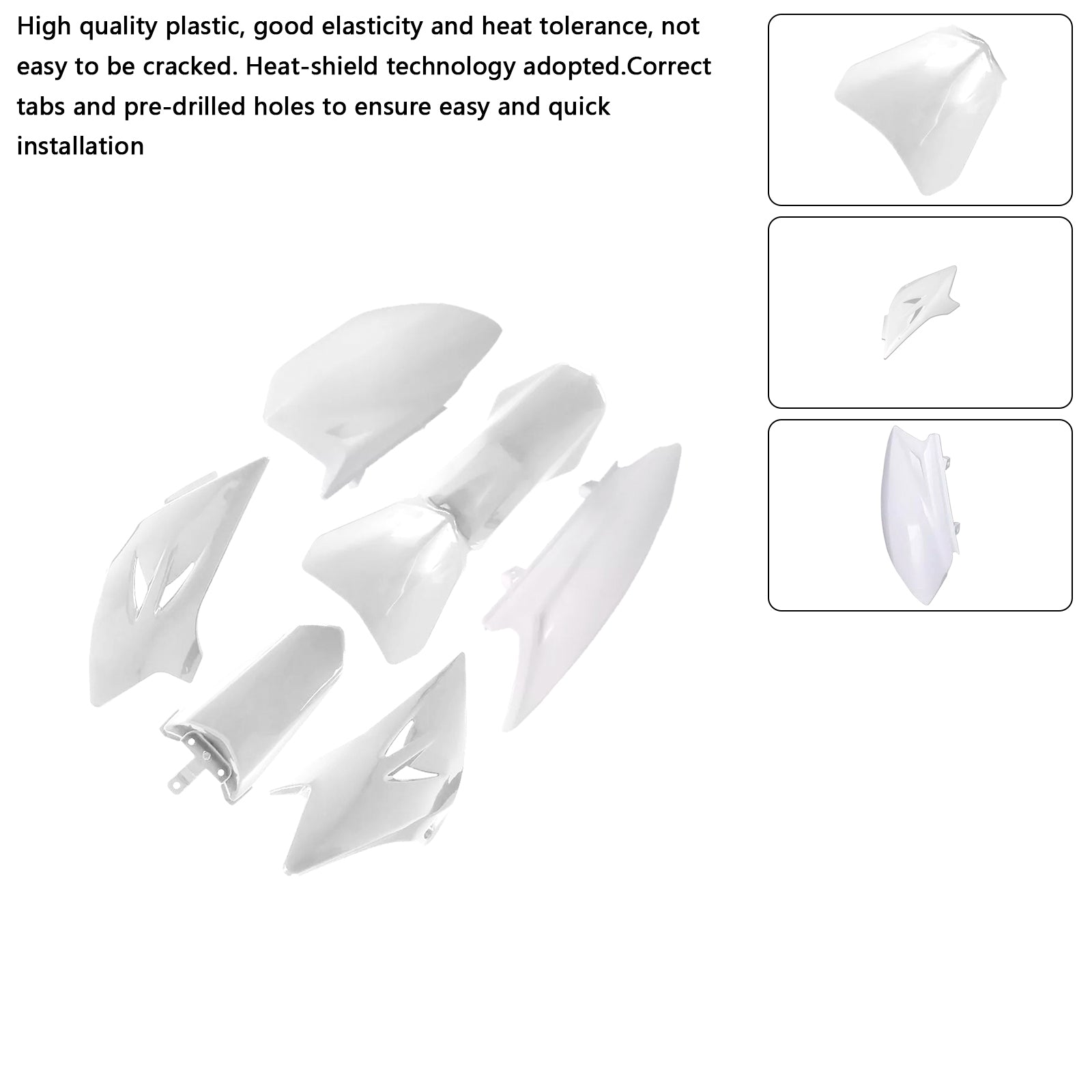 2006-2021 Yamaha TTR50 kunststof carrosseriekit voor-achterspatbordkuip
