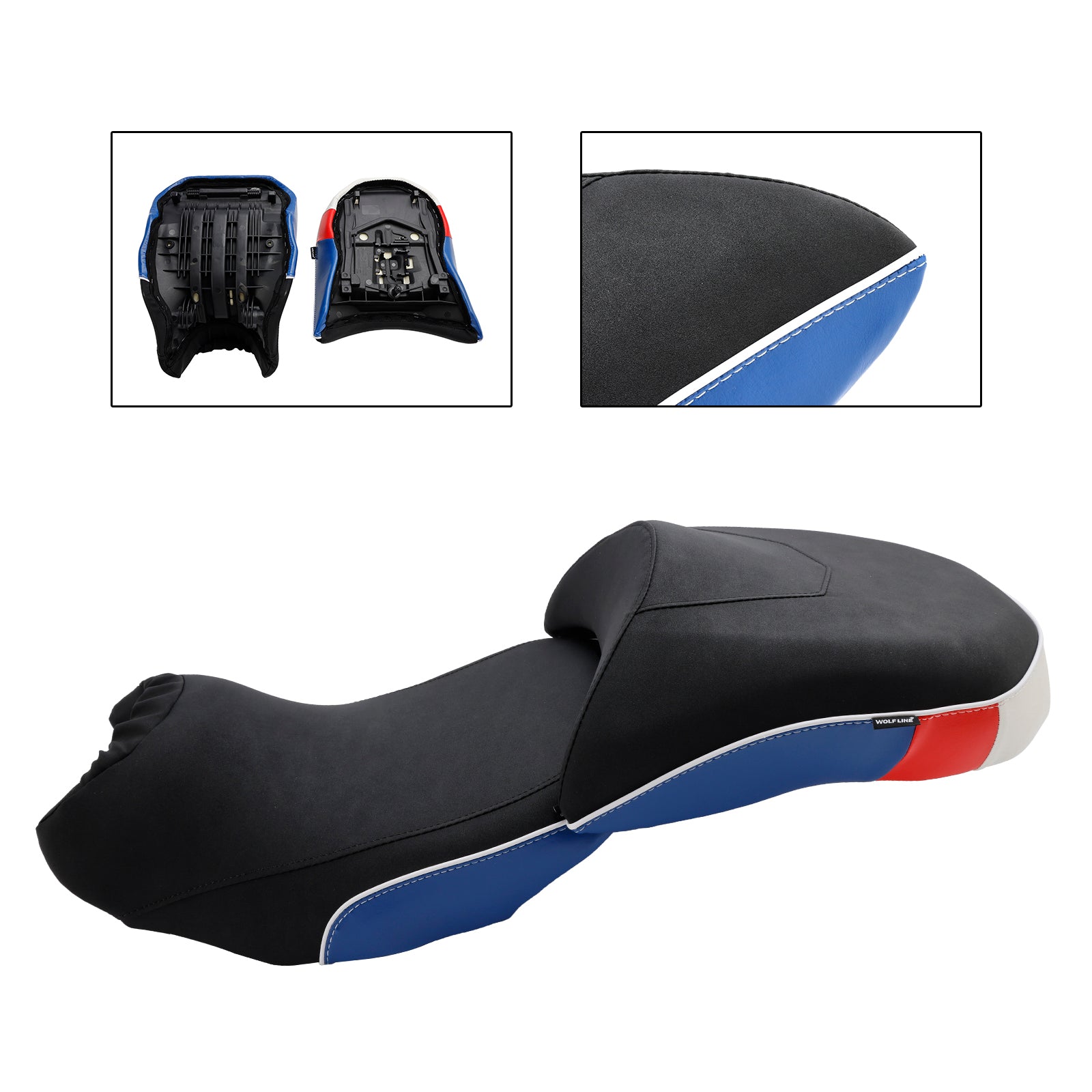 2019-2023 BMW R1250GS/GS Adv Complete Cushion Rider Rider Sedadlo Blue