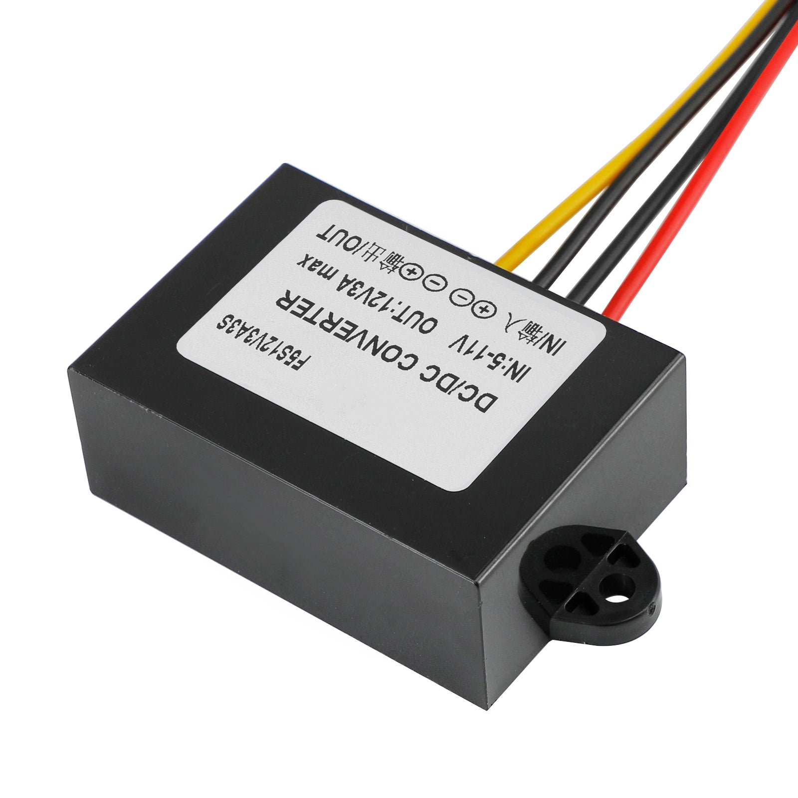 Waterproof DC-DC Boost Step-Up Converter 3A 6V To 12V Car Power Supply Module