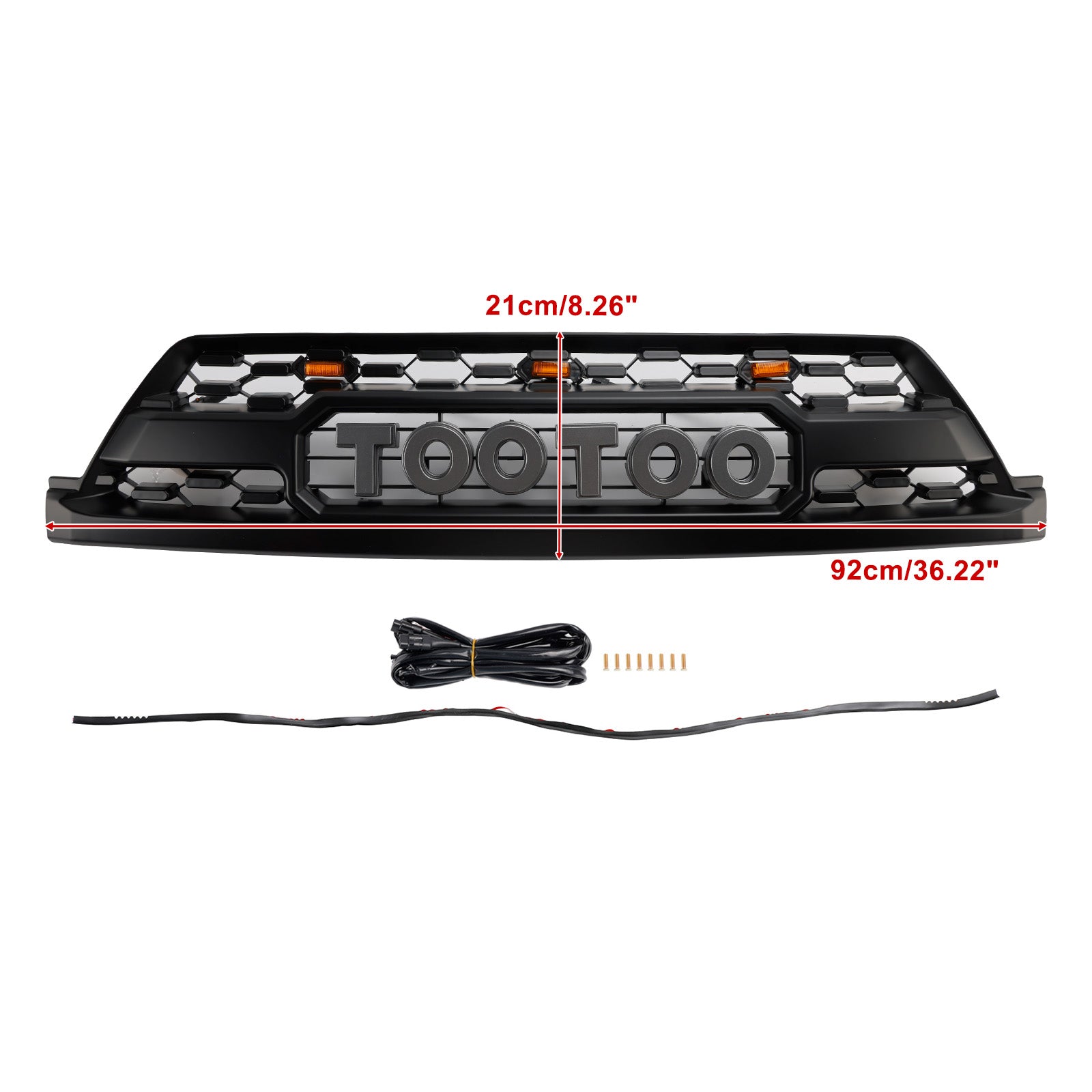 Front Bumper Grill Grille fit Toyota 4Runner 2002-2005 TRD PRO Style W/ LED