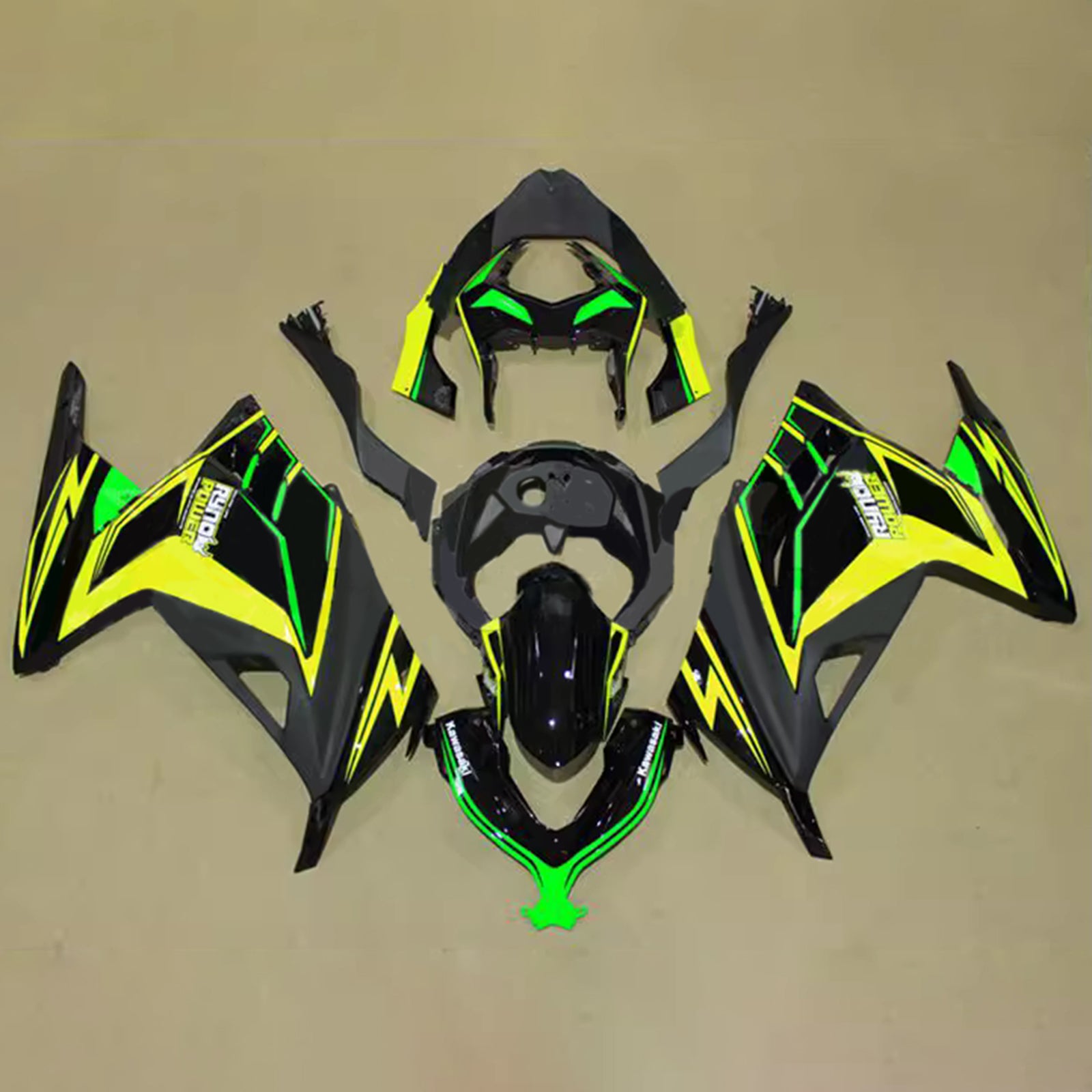 Kit carena iniezione carrozzeria in plastica ABS adatta per Kawasaki EX300 Ninja 300 2013-2024