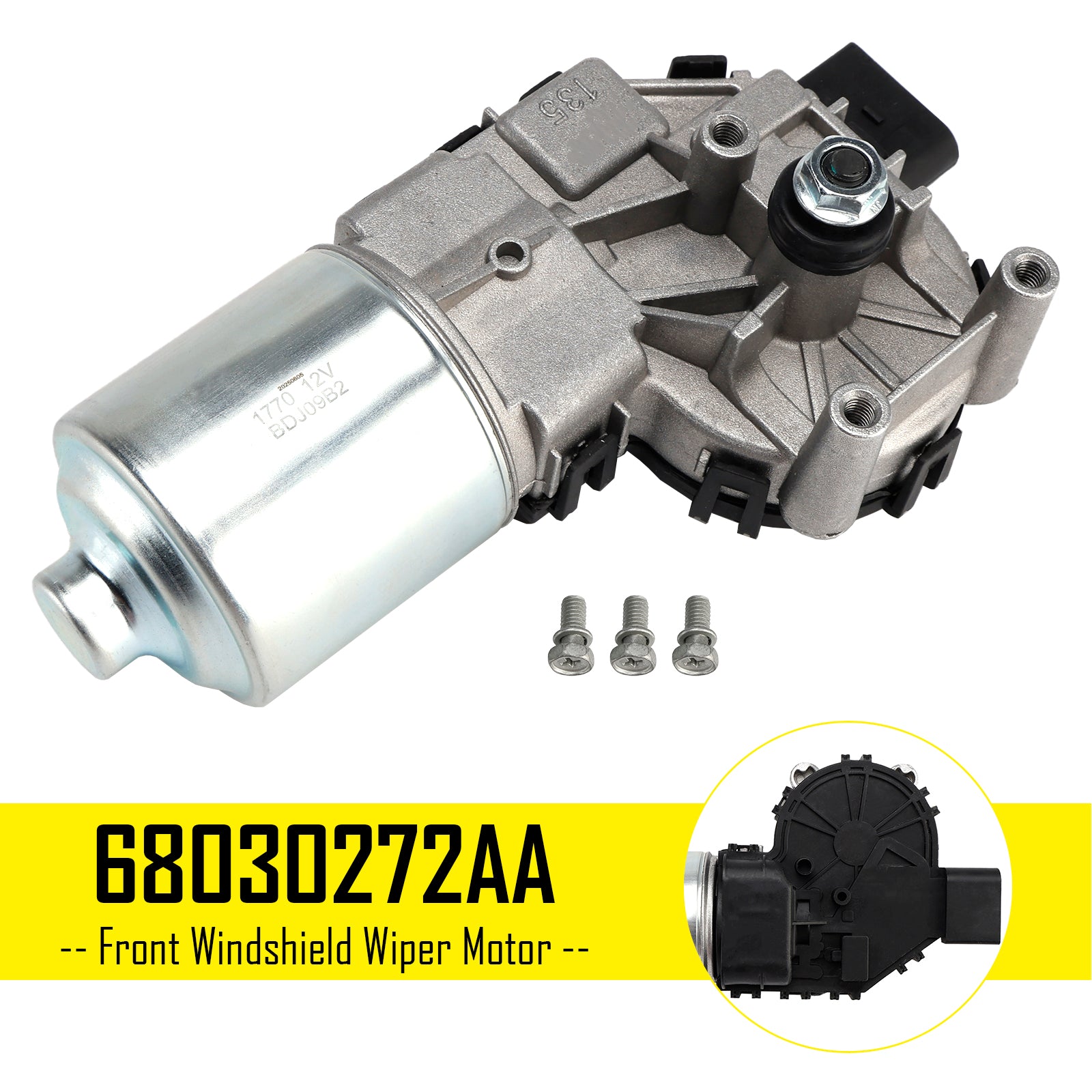 2008-2012 Buick Enclave Front Windshield Wiper Motor 12335832 68030272AA 25821246