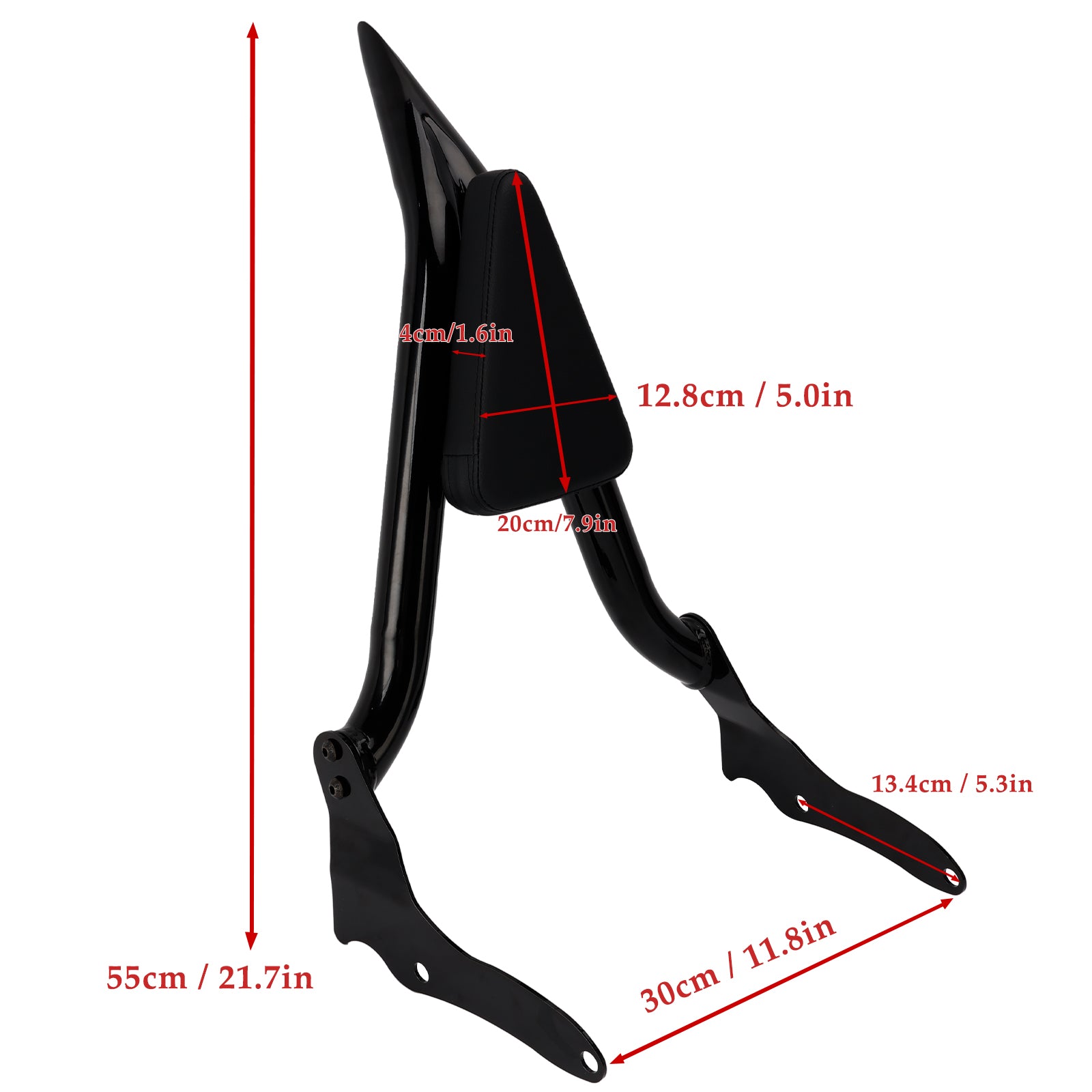 2014-2024 Yamaha Bolt XV950 XVS950 R-Spec Respaldo de barra Sissy para pasajero