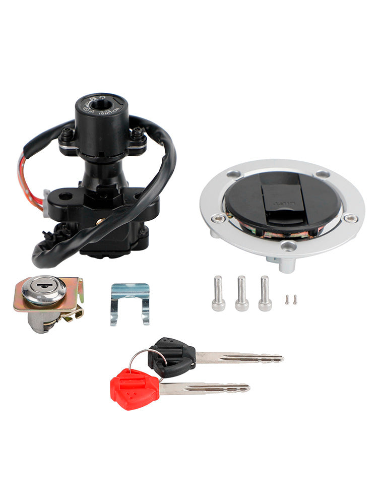 TÄNDNINGSLÅSNYCKELSATS MED BENSINTANKLOCK & SÄDELÅS FÖR SUZUKI GSXR1000 2007-2016