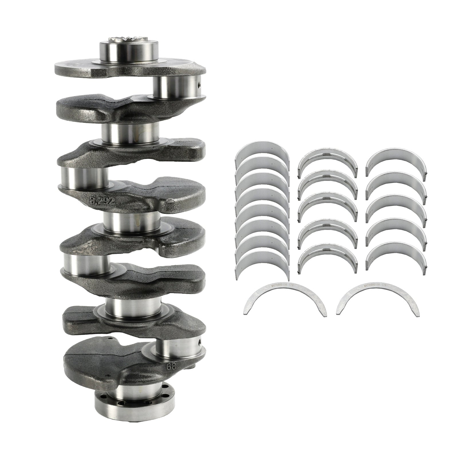 2013-2014 Skoda Superb 2.0TSI CCZA 147 1984 6DCT bensinmotor vevaxel med lager 06H105021M