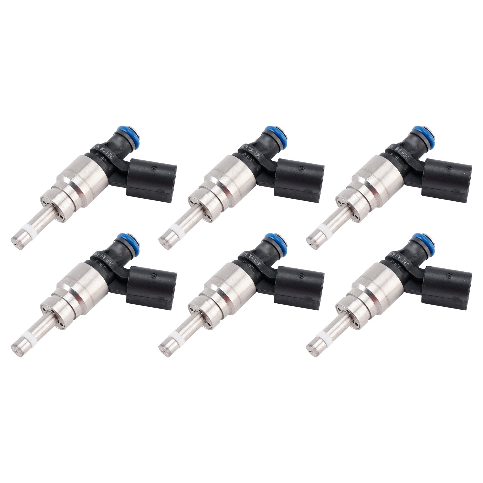 2007-2009 Audi S8 5.2 V10 6PCS Fuel Injector 0079-906-036-AA 06E906036F