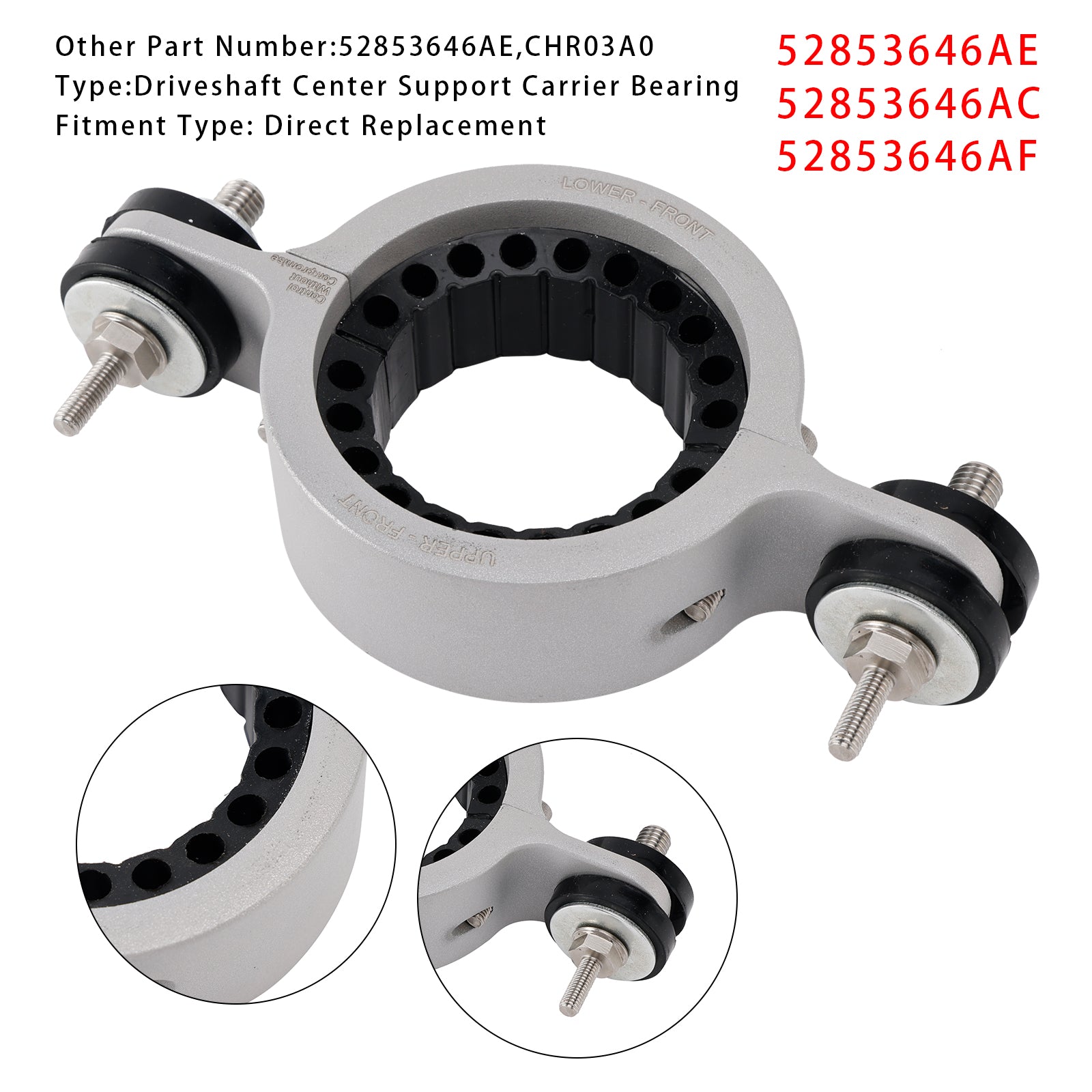 Driveshaft Center Support Carrier Bearing 52853646AE For Dodge WD Durango