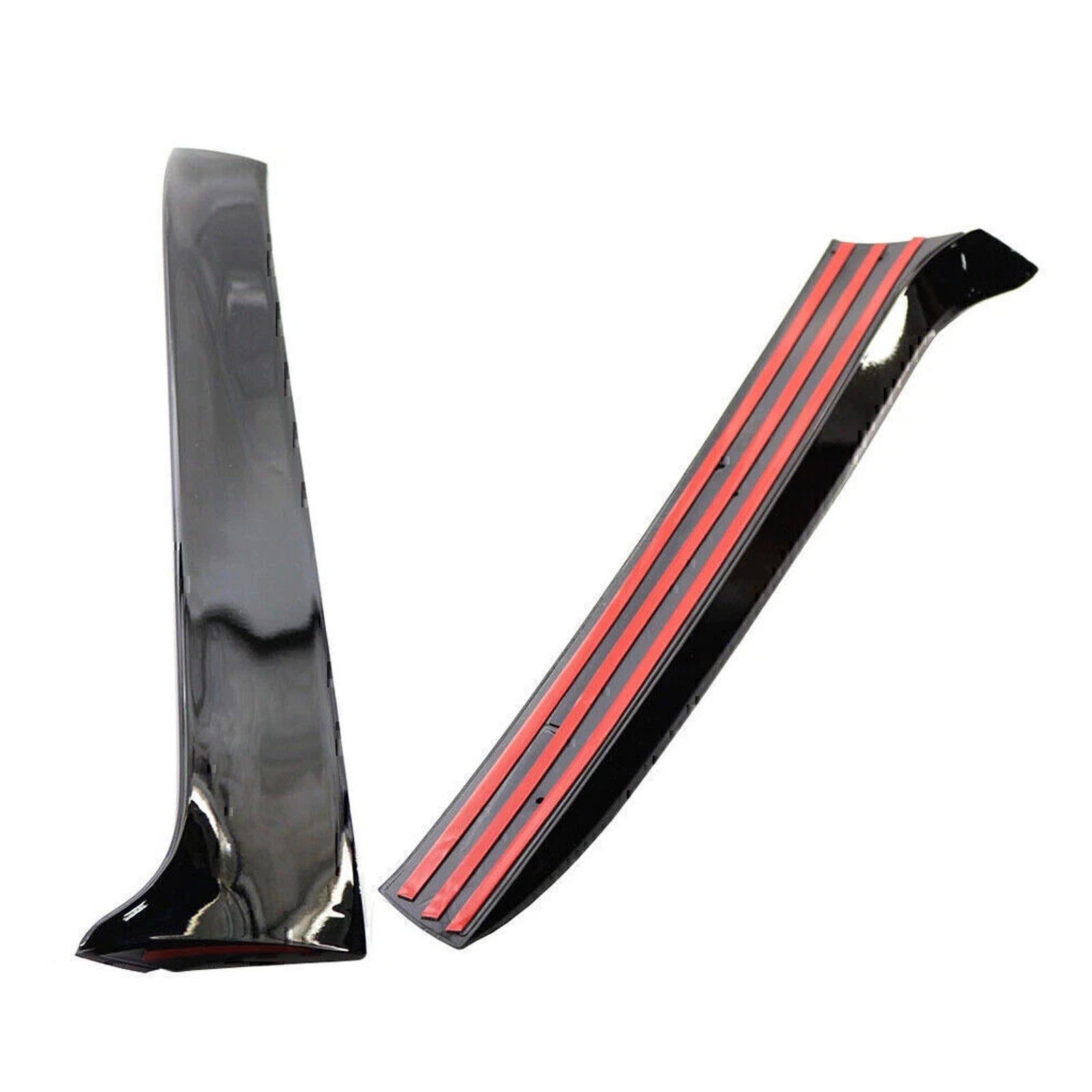 2013-2017 VW Golf 7 Variant Wagon Glanzend zwart paar zijvleugelspoiler met achterruit