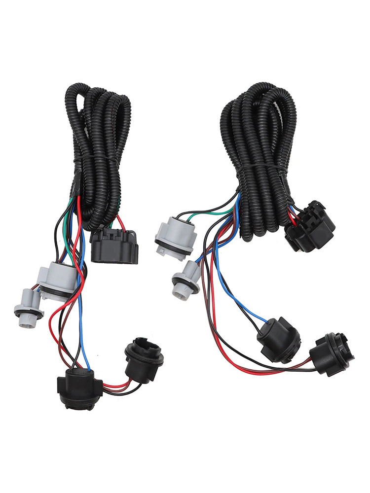 2PCS LH+RH Tail Harness Light For Chevy Silverado 1500 2500 3500 HD 2003-2006