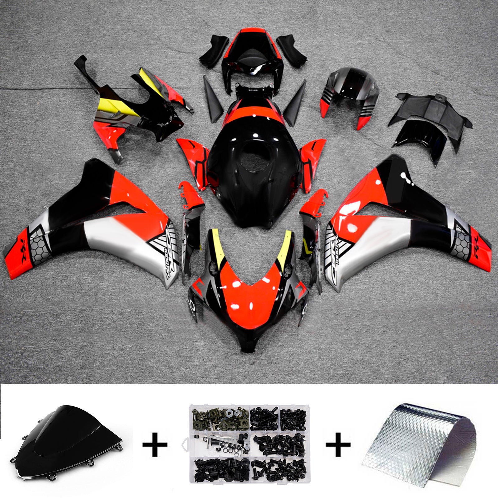 Injection Fairing Kit Bodywork Plastic ABS For Honda CBR1000RR 2008-2011