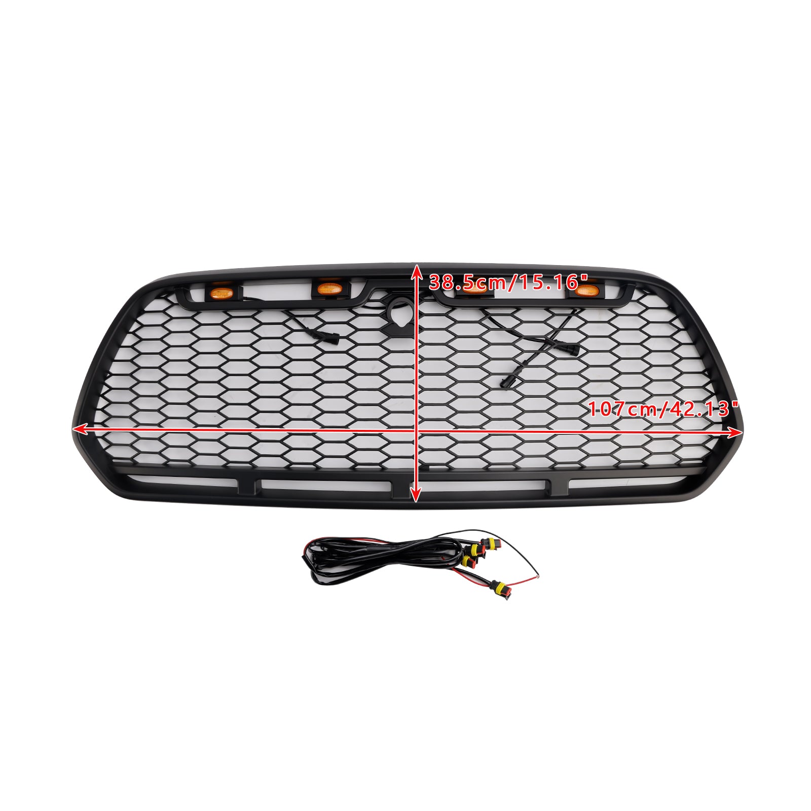 2015-2018 Ford Transit Mk8 Raptor s Matt Matt Black Front Bumper Grill Grill