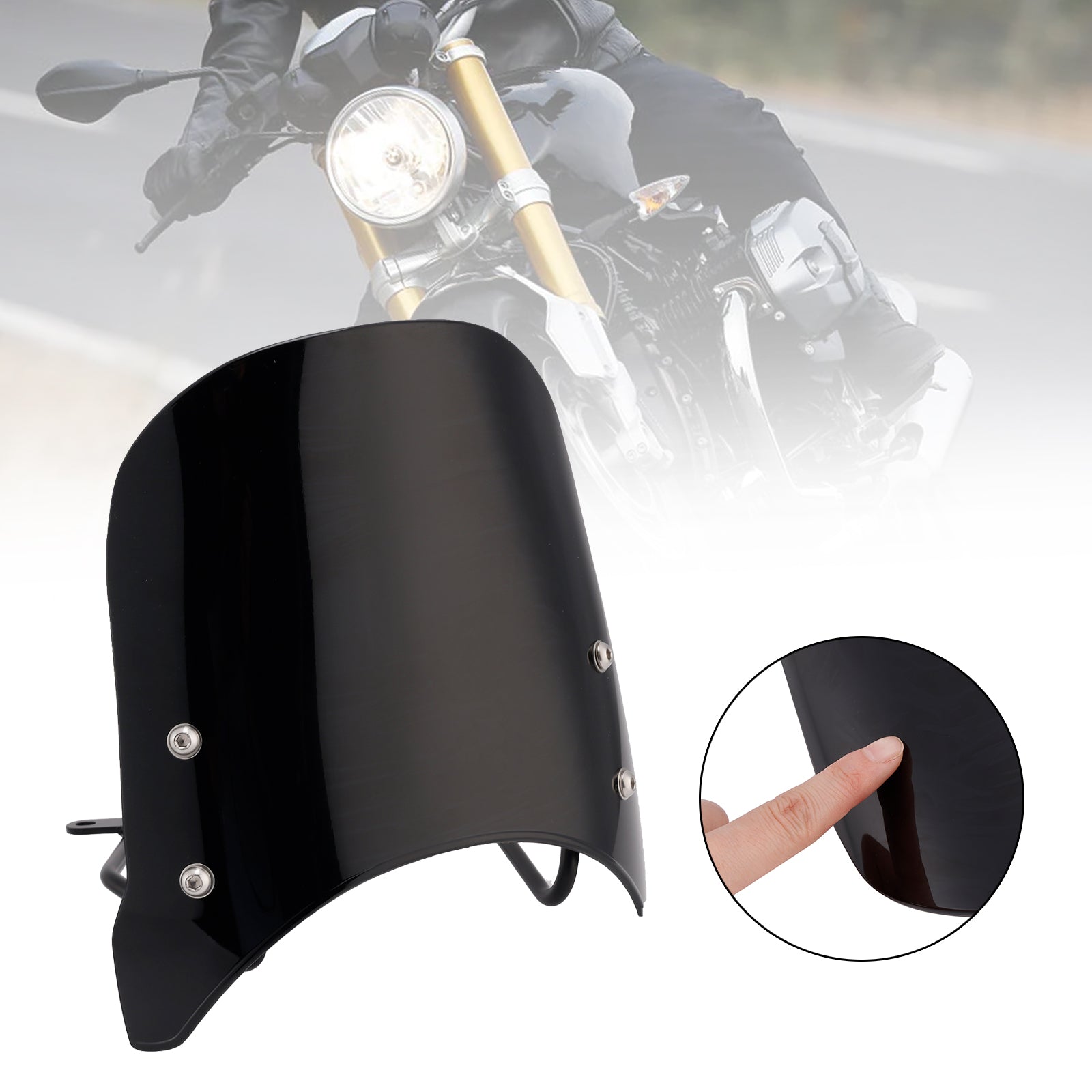 Windshield WindScreen fit for BMW R nineT Scrambler 2014-2024 Pure 2017-2024
