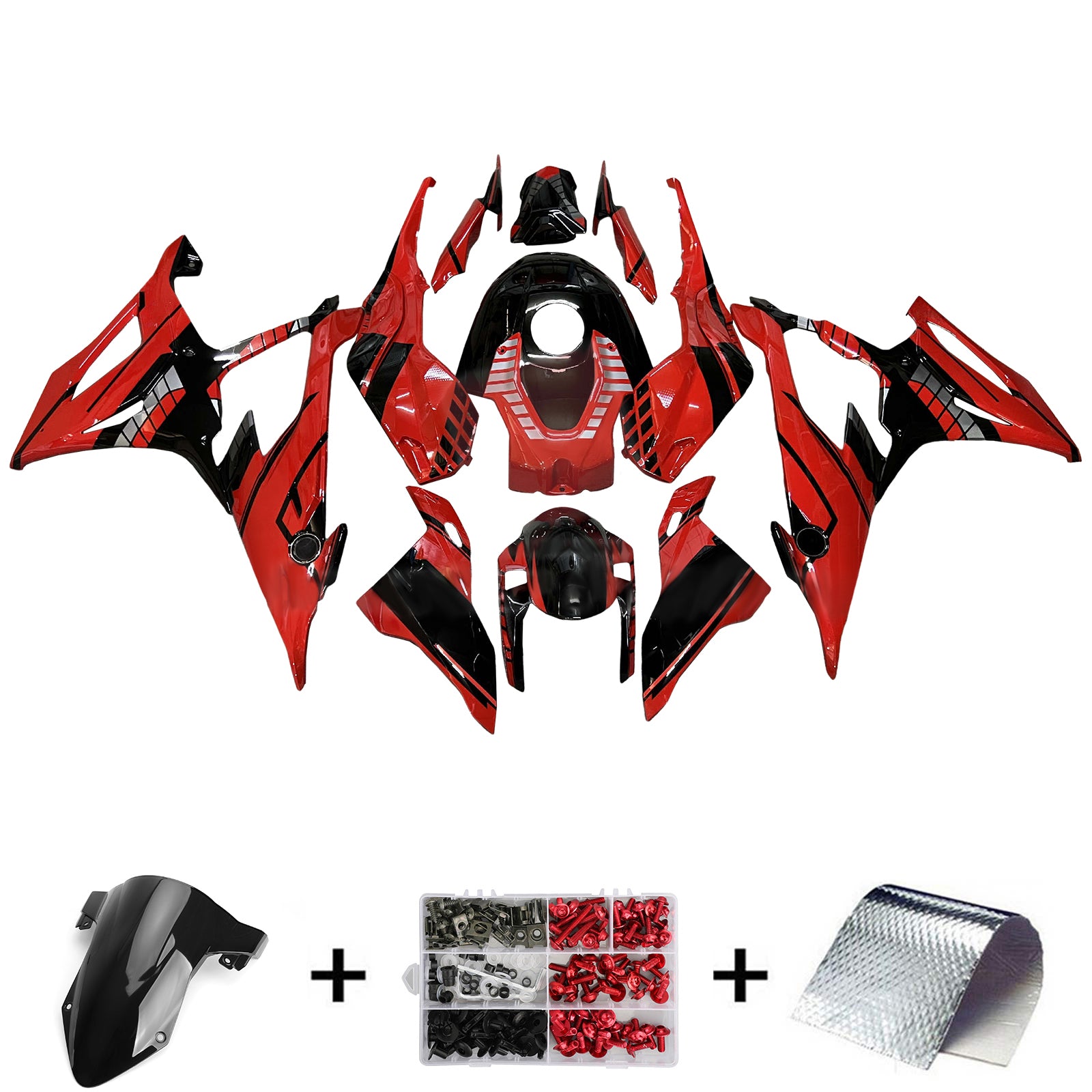 2019-2022 BMW M1000RR S1000RR INJECTION KIT FAIRING KIT BODLOW ABS PLASTIQUE