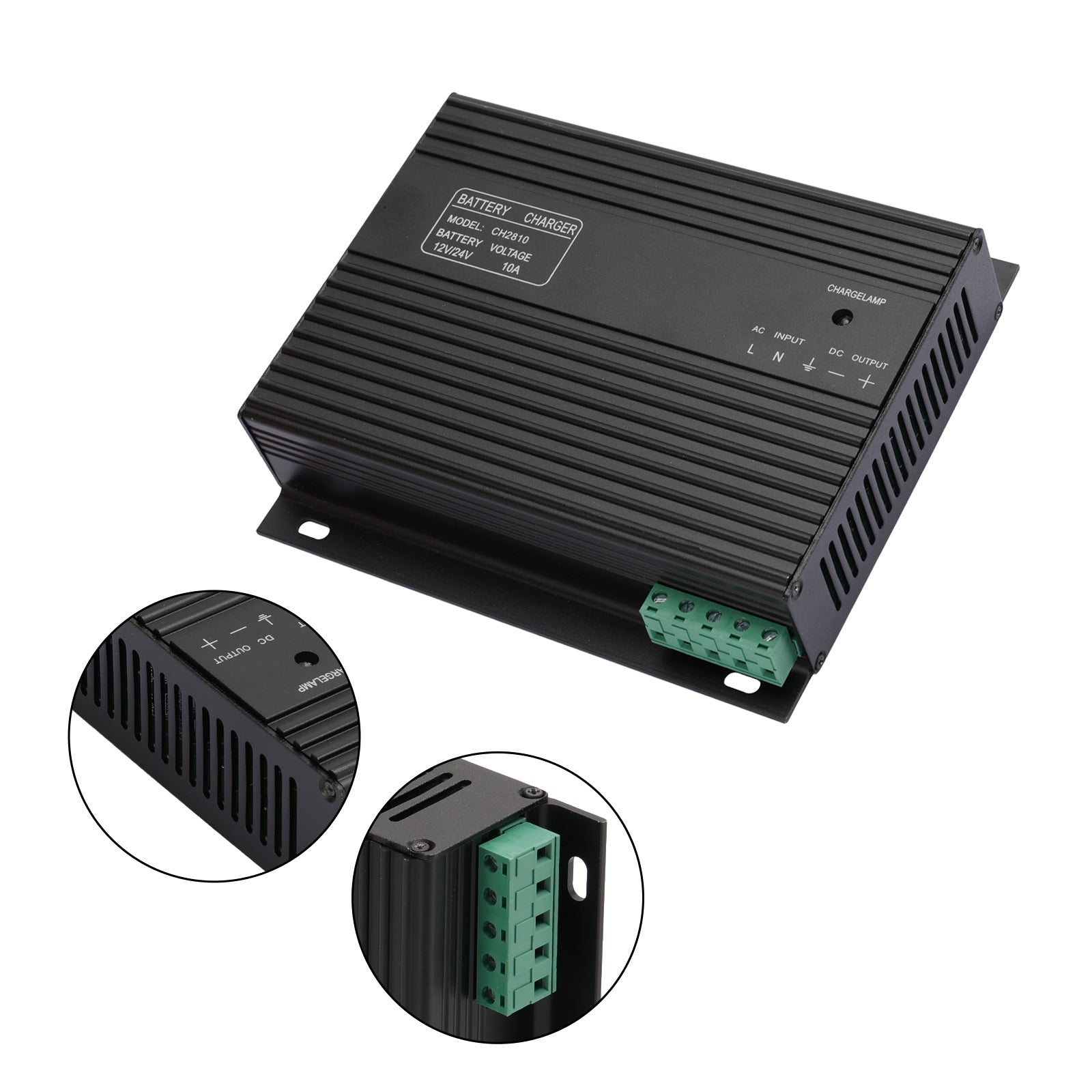 CH2810 12V/24VDC 10A Diesel Automatic Generator Battery Charger