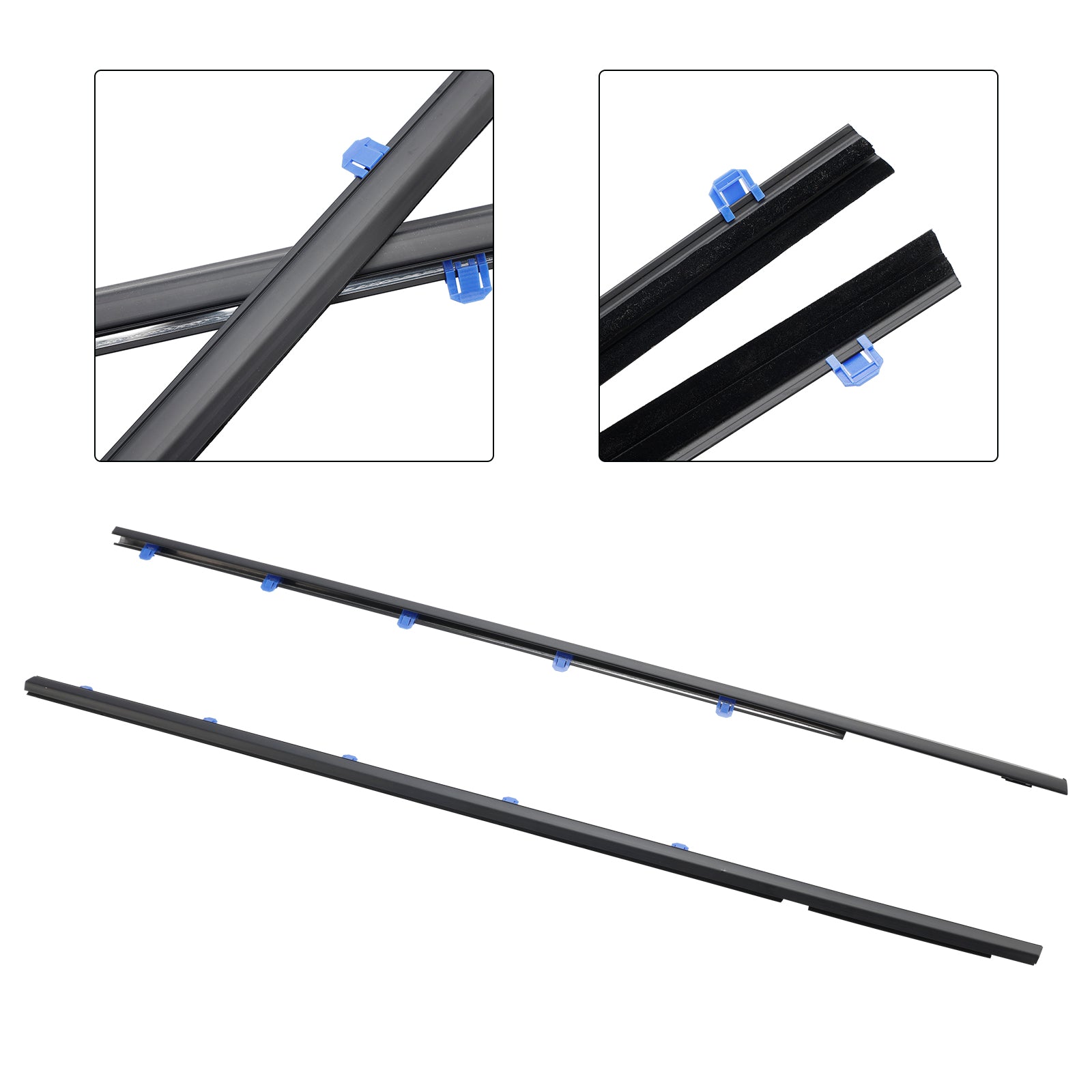 2012-2015 Honda Civic Coupé 2D Moulage de ceinture de coupe-froid gauche + droite