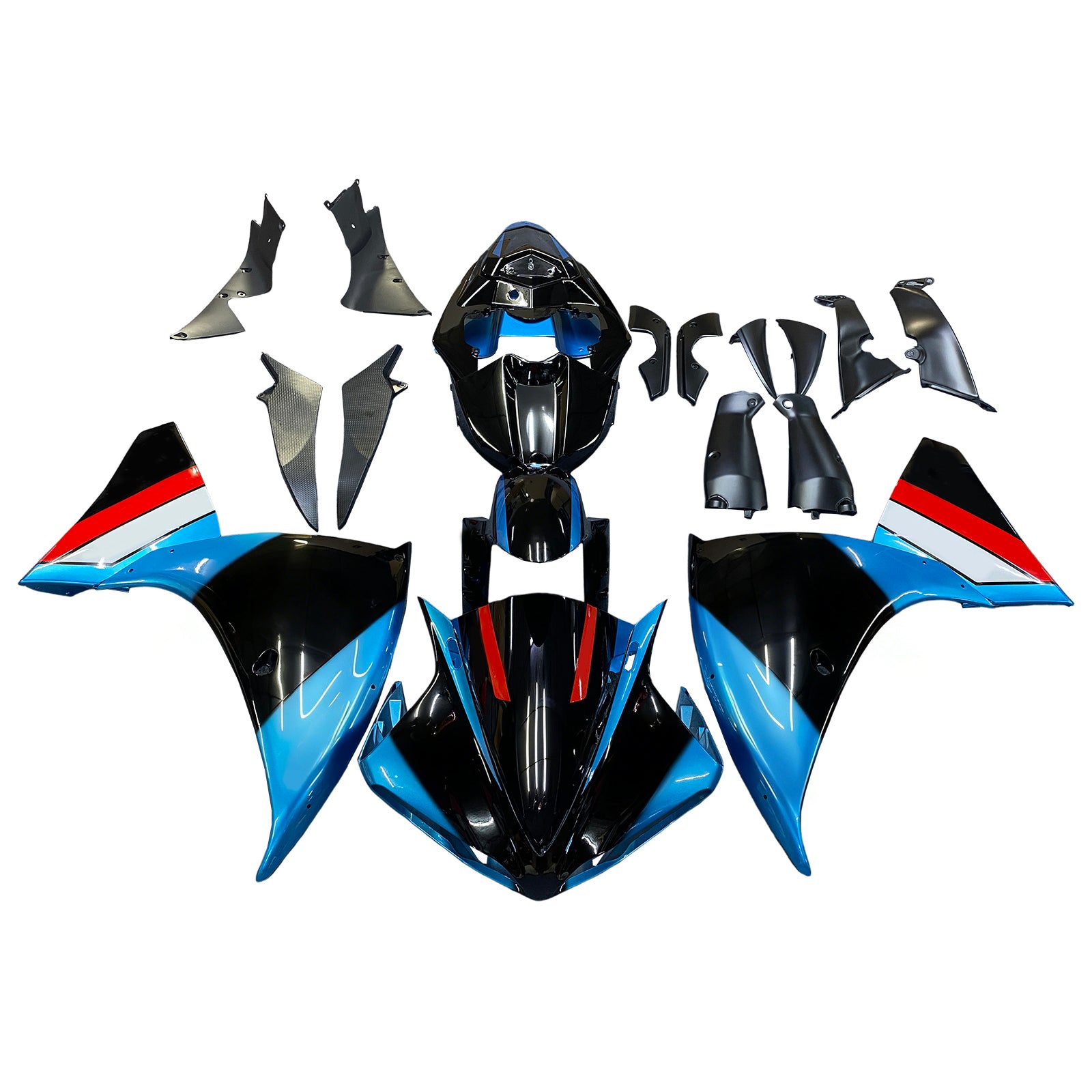 Injection Fairing Kit Bodywork Plastic ABS fit For Yamaha YZF 1000 R1 2009-2011