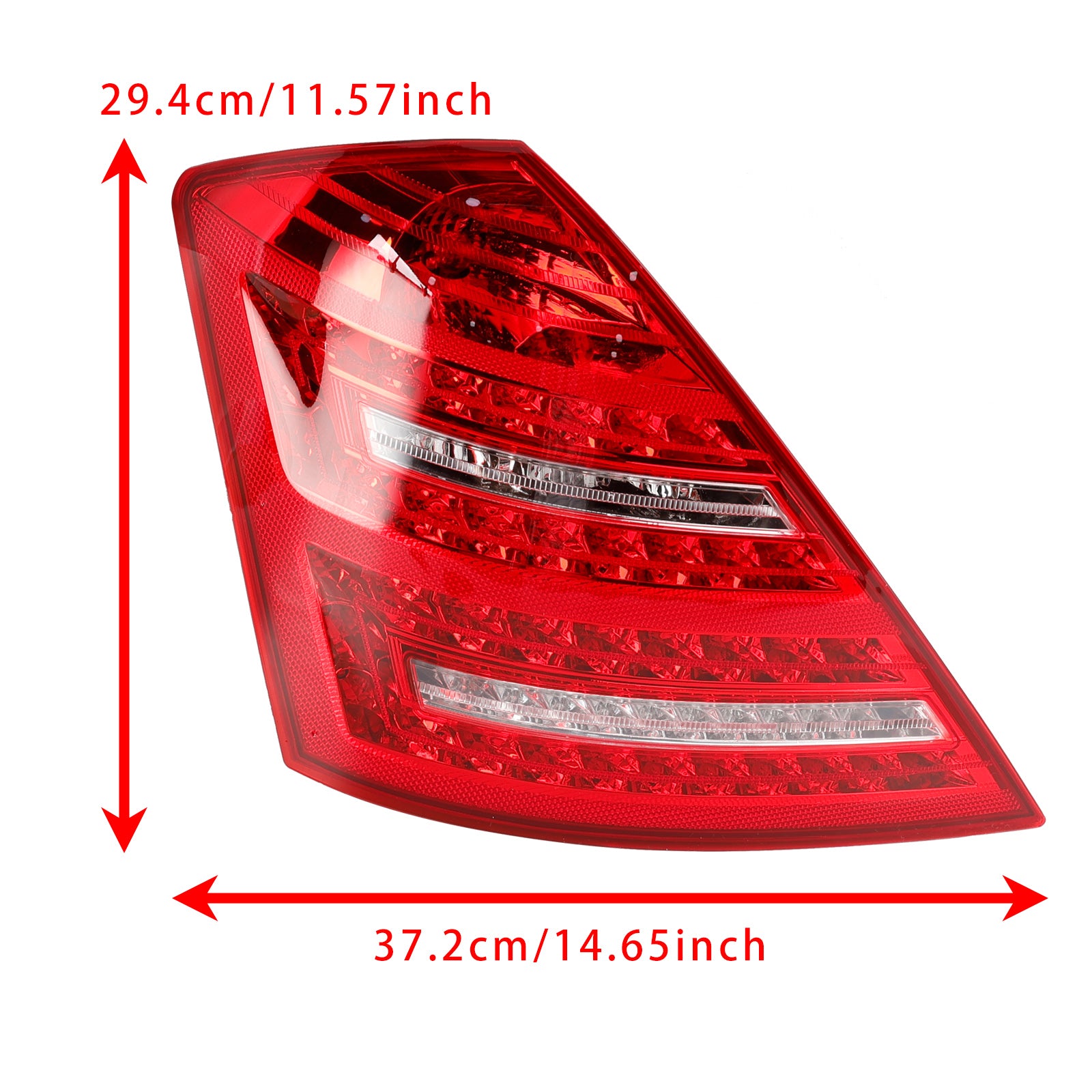 Mercedes-Benz 2007-2013 W221 Lâmpada de luz traseira LED esquerda+direita Classe S 2218201364 464